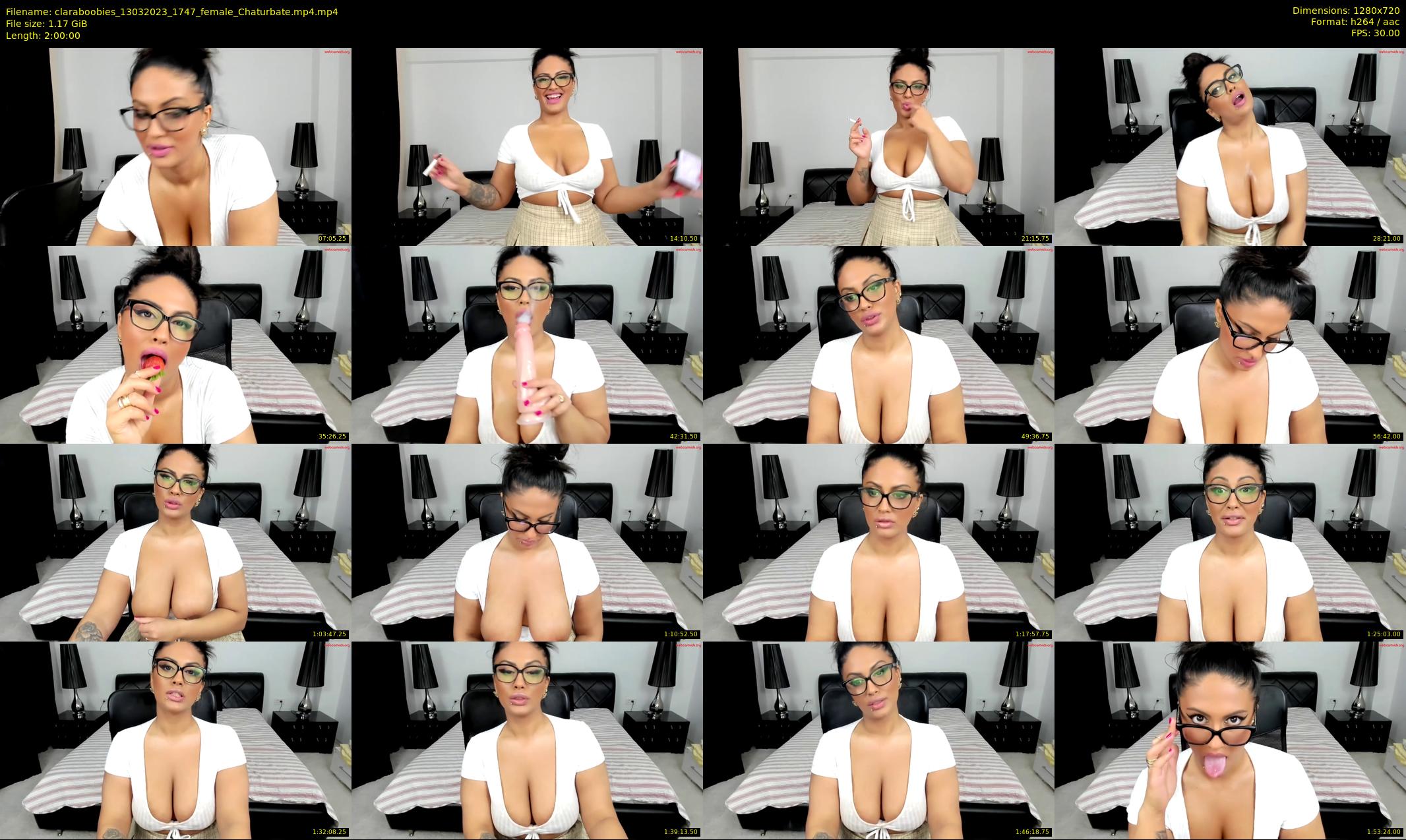 claraboobies — 120 minute Chaturbate female cam show recording, 720p, Mar 13, 2023