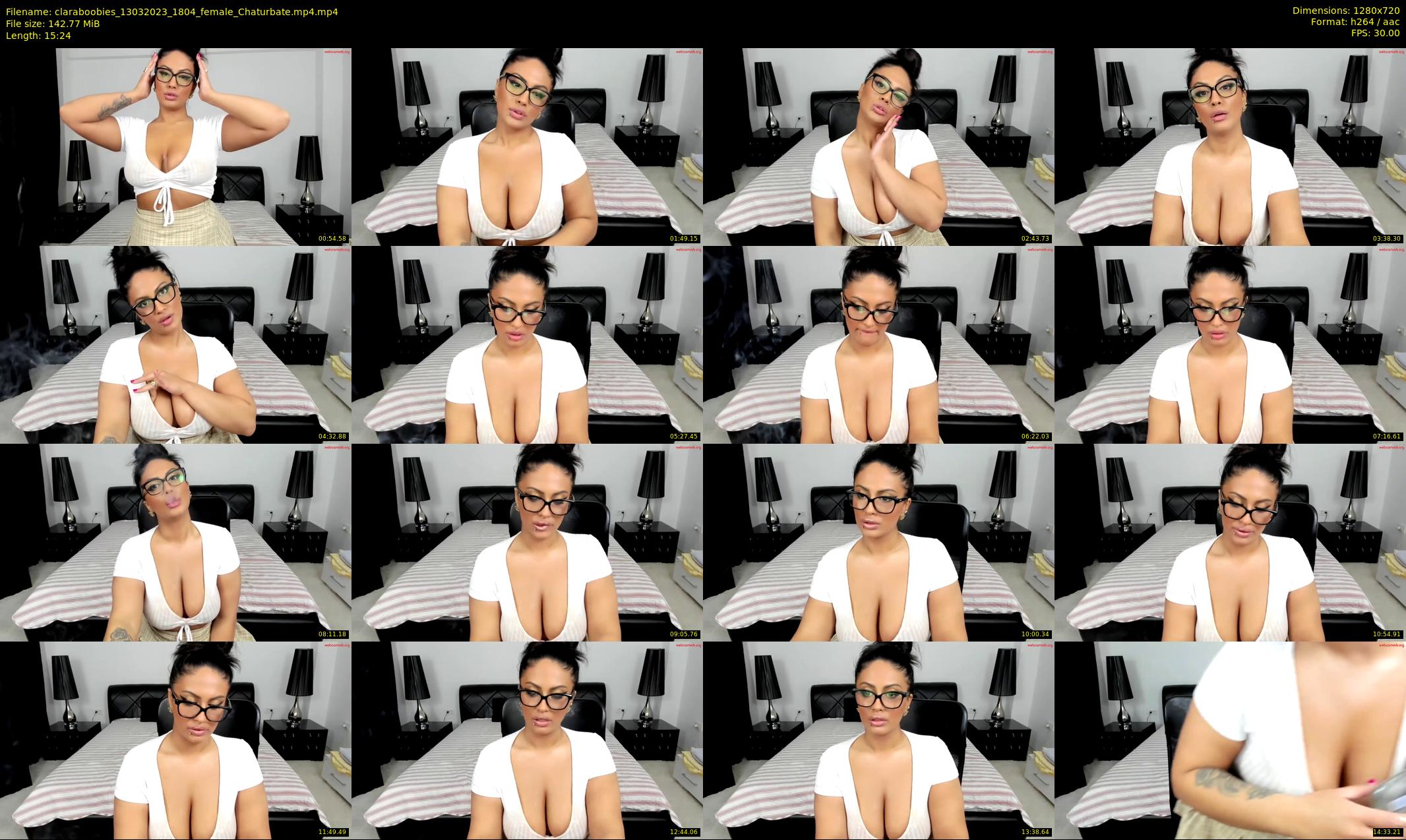 claraboobies — 16 minute Chaturbate female cam show recording, 720p, Mar 13, 2023