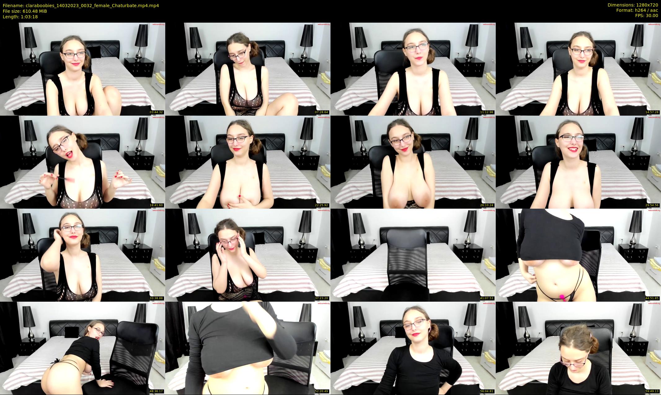 claraboobies — 64 minute Chaturbate female cam show recording, 720p, Mar 14, 2023