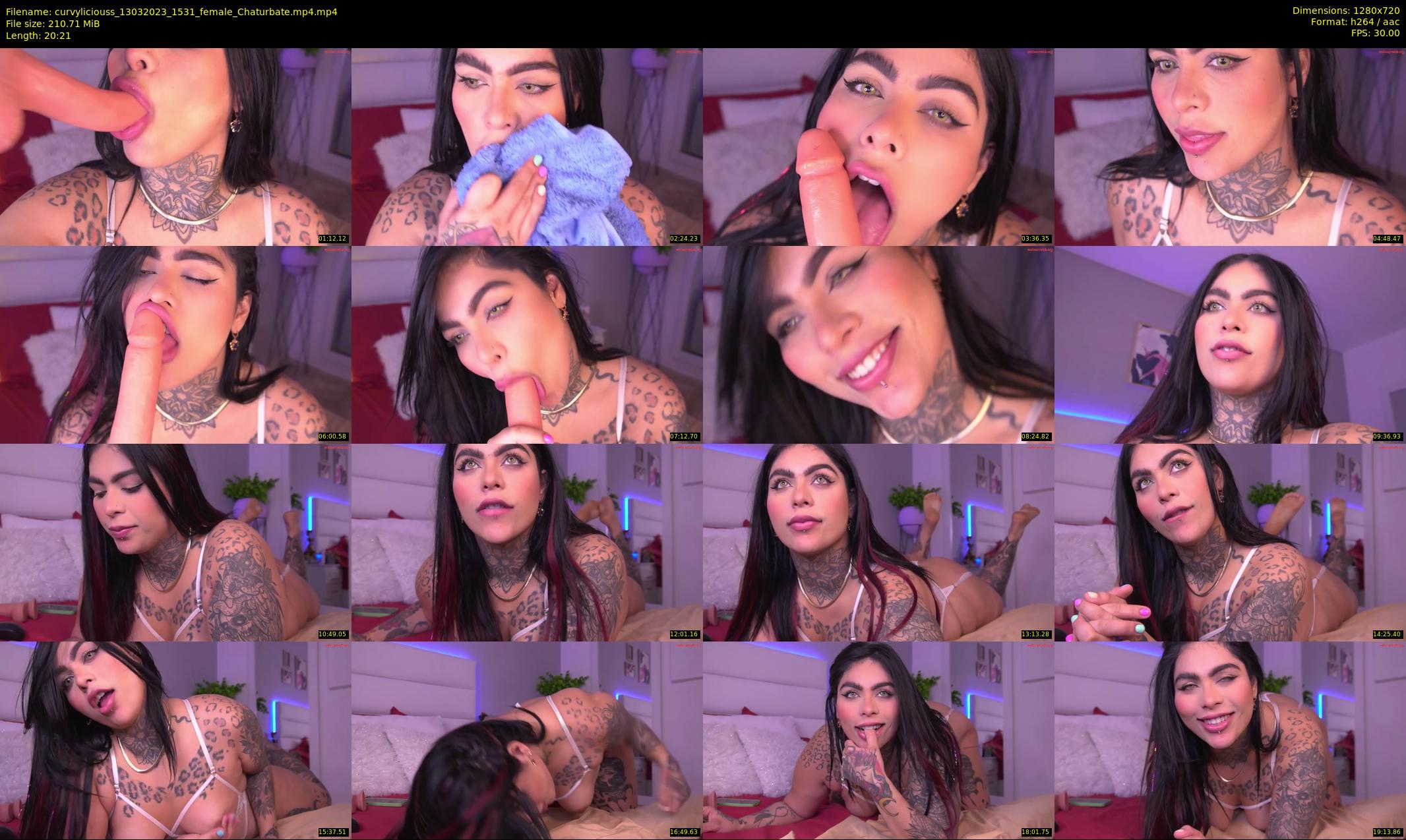 curvyliciouss — 21 minute Chaturbate female cam show recording, 720p, Mar 13, 2023
