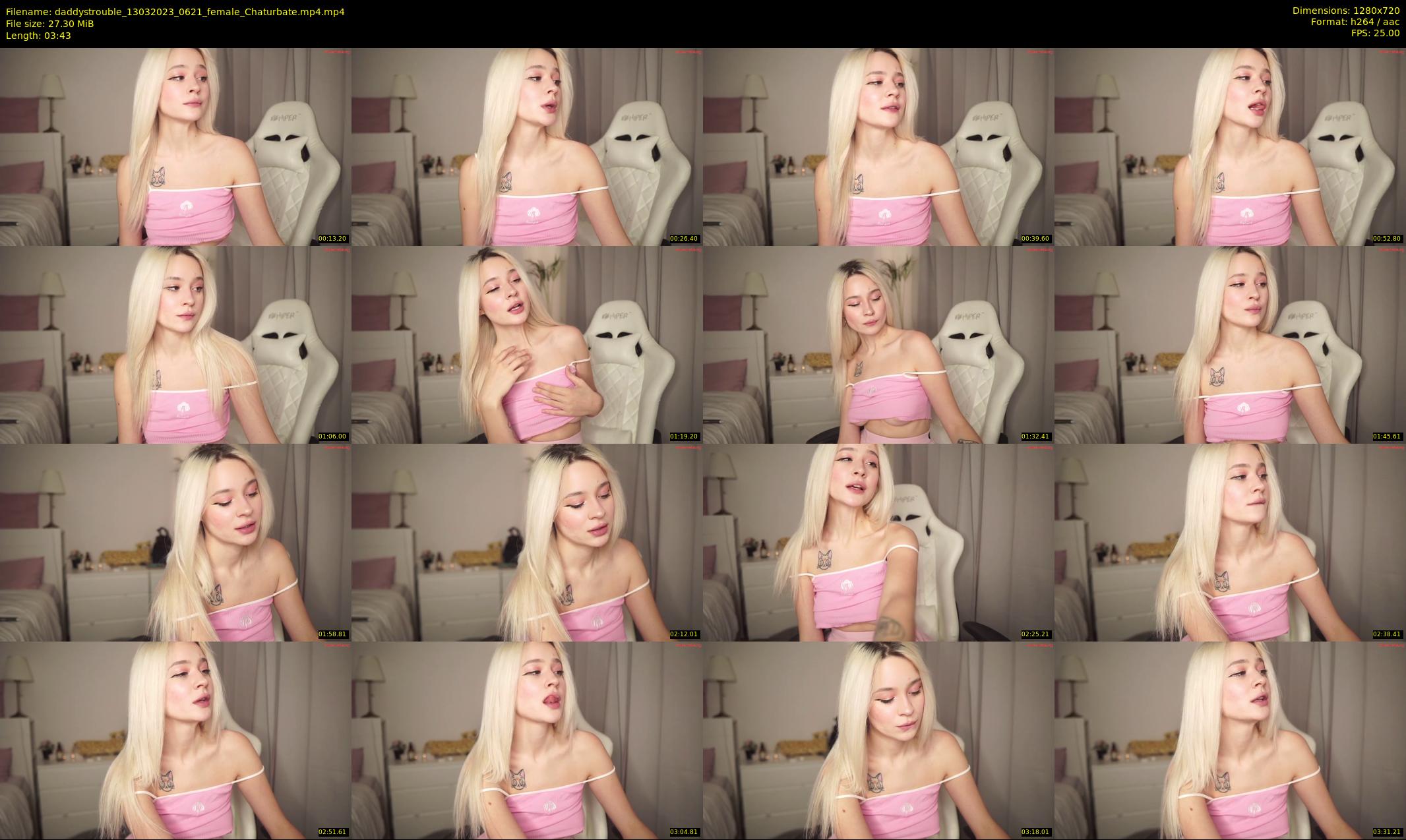 daddystrouble — 4 minute Chaturbate female cam show recording, 720p, Mar 13, 2023
