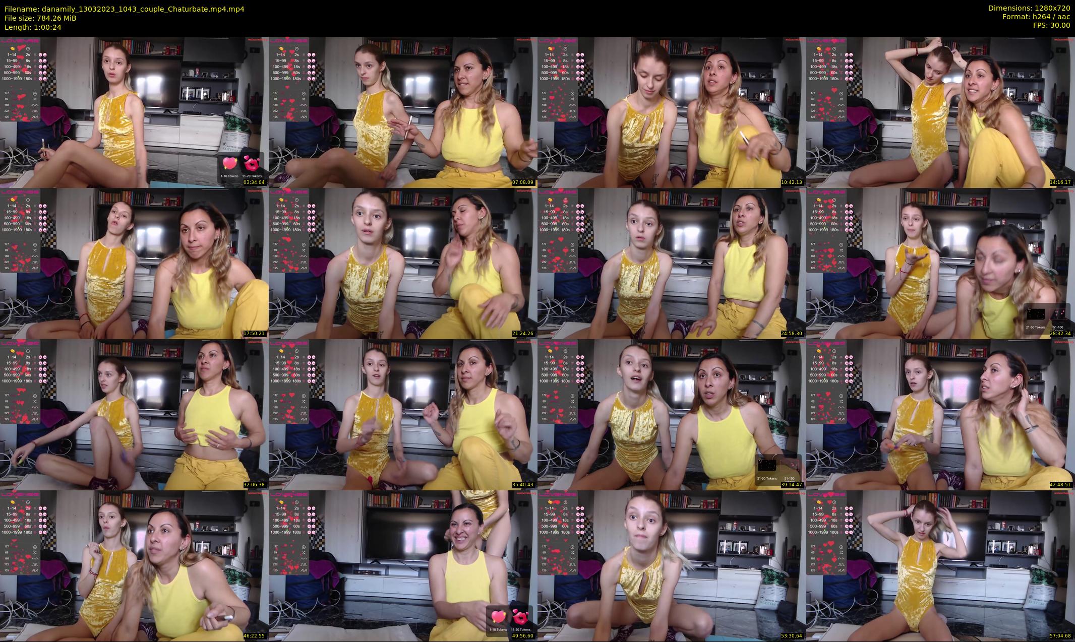 danamily — 61 minute Chaturbate female cam show recording, 720p, Mar 13, 2023
