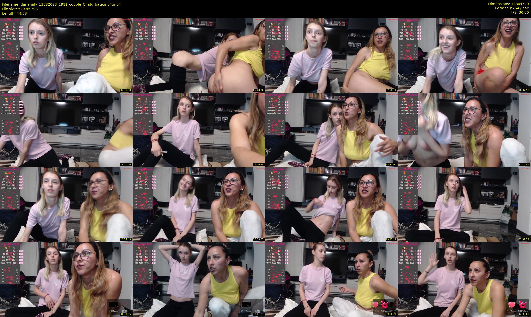 danamily — 45 minute Chaturbate female cam show recording, 720p, Mar 13, 2023