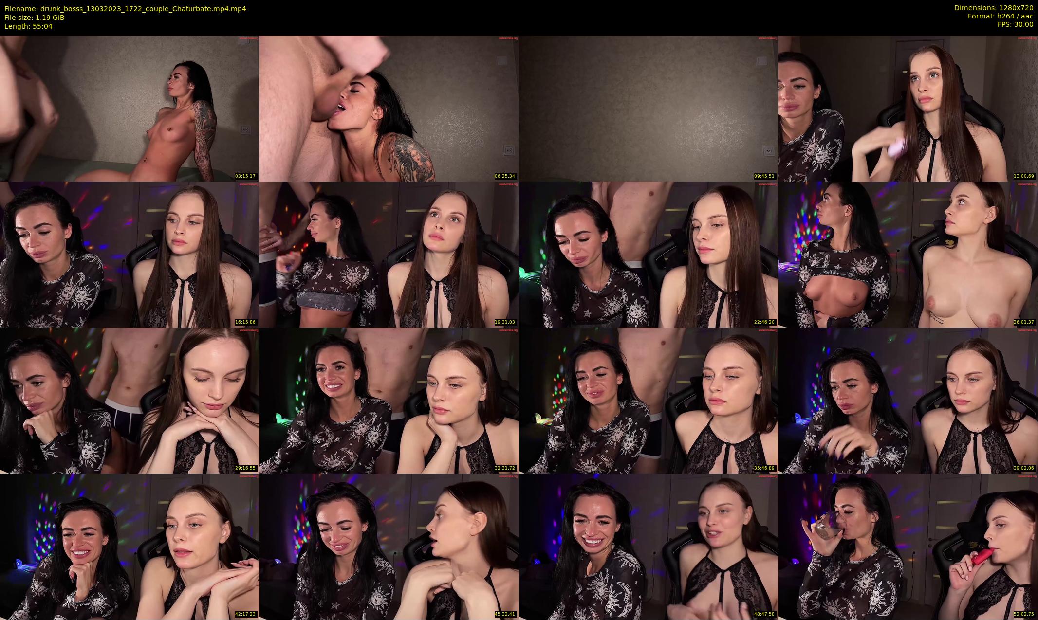drunk_bosss — 56 minute Chaturbate couple cam show recording, 720p, Mar 13, 2023