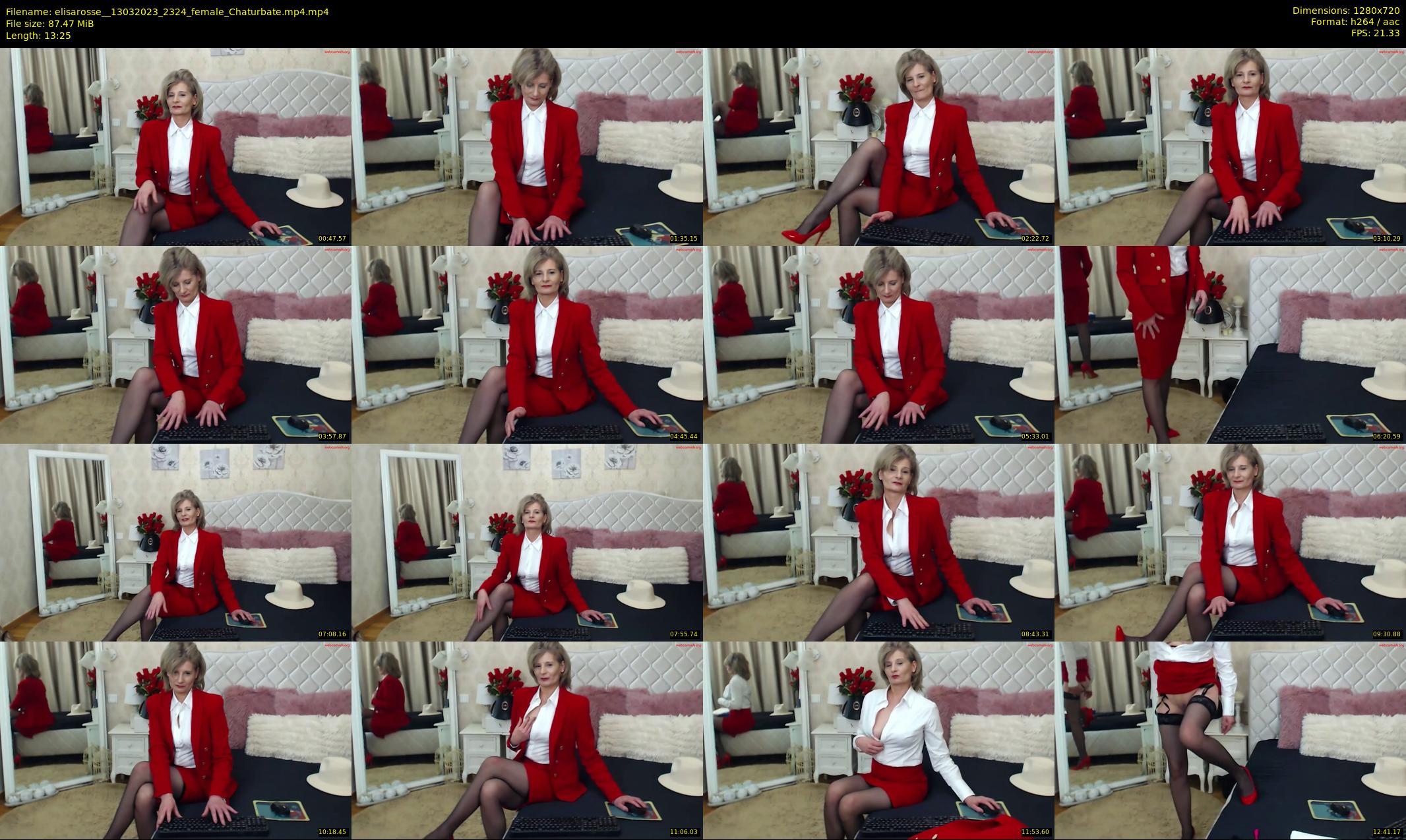 elisarosse_ — 14 minute Chaturbate female cam show recording, 720p, Mar 13, 2023