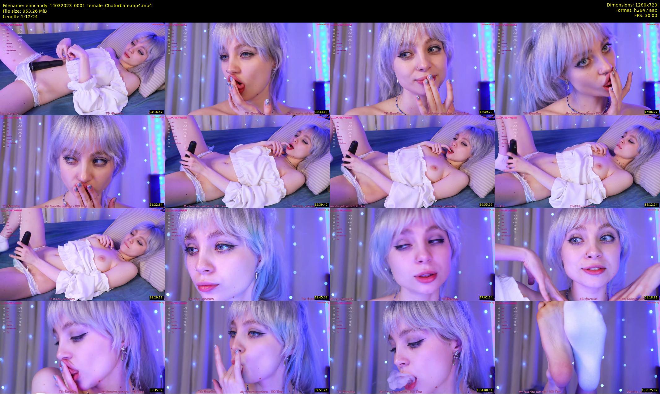enncandy — 73 minute Chaturbate female cam show recording, 720p, Mar 14, 2023