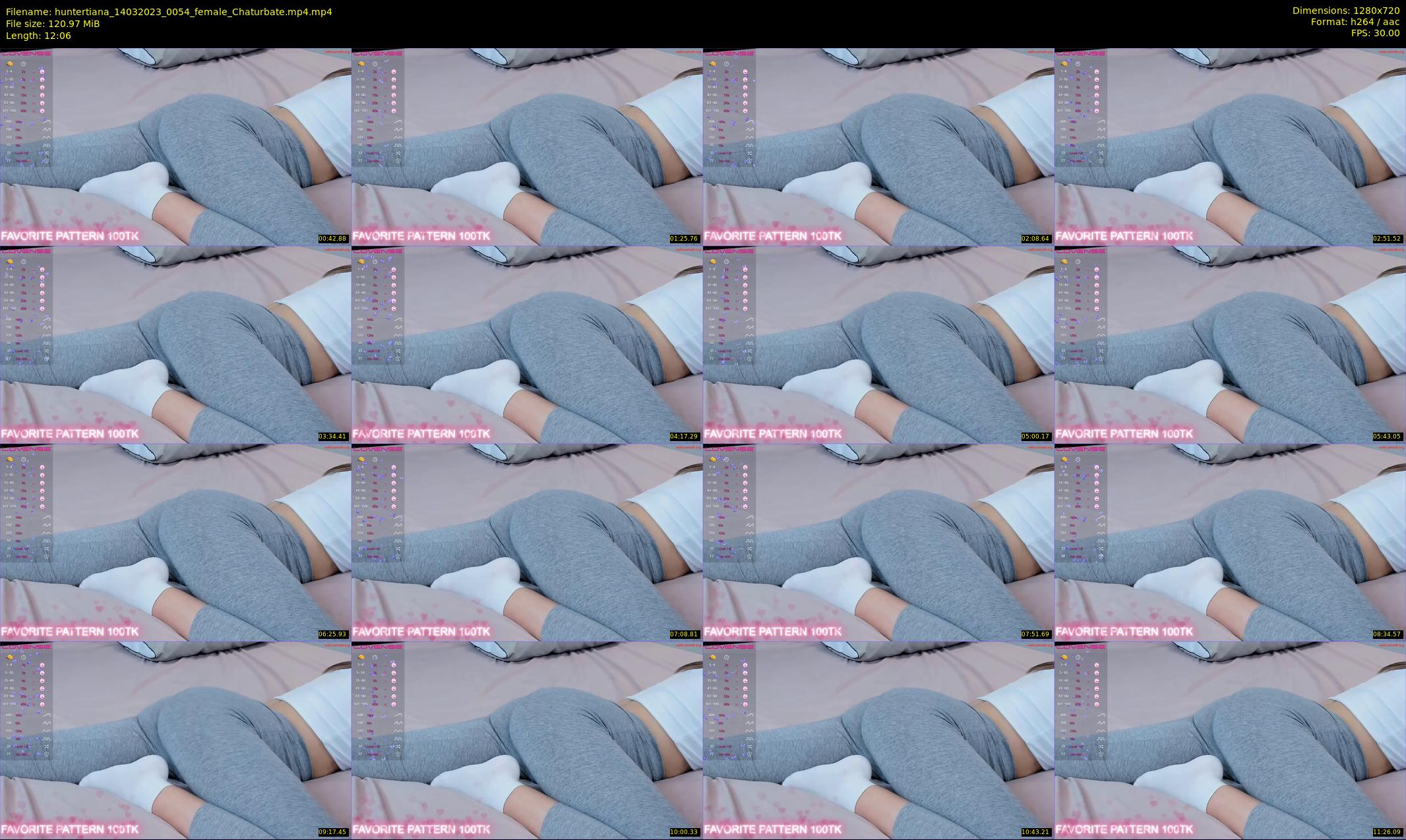 huntertiana — 13 minute Chaturbate female cam show recording, 720p, Mar 14, 2023