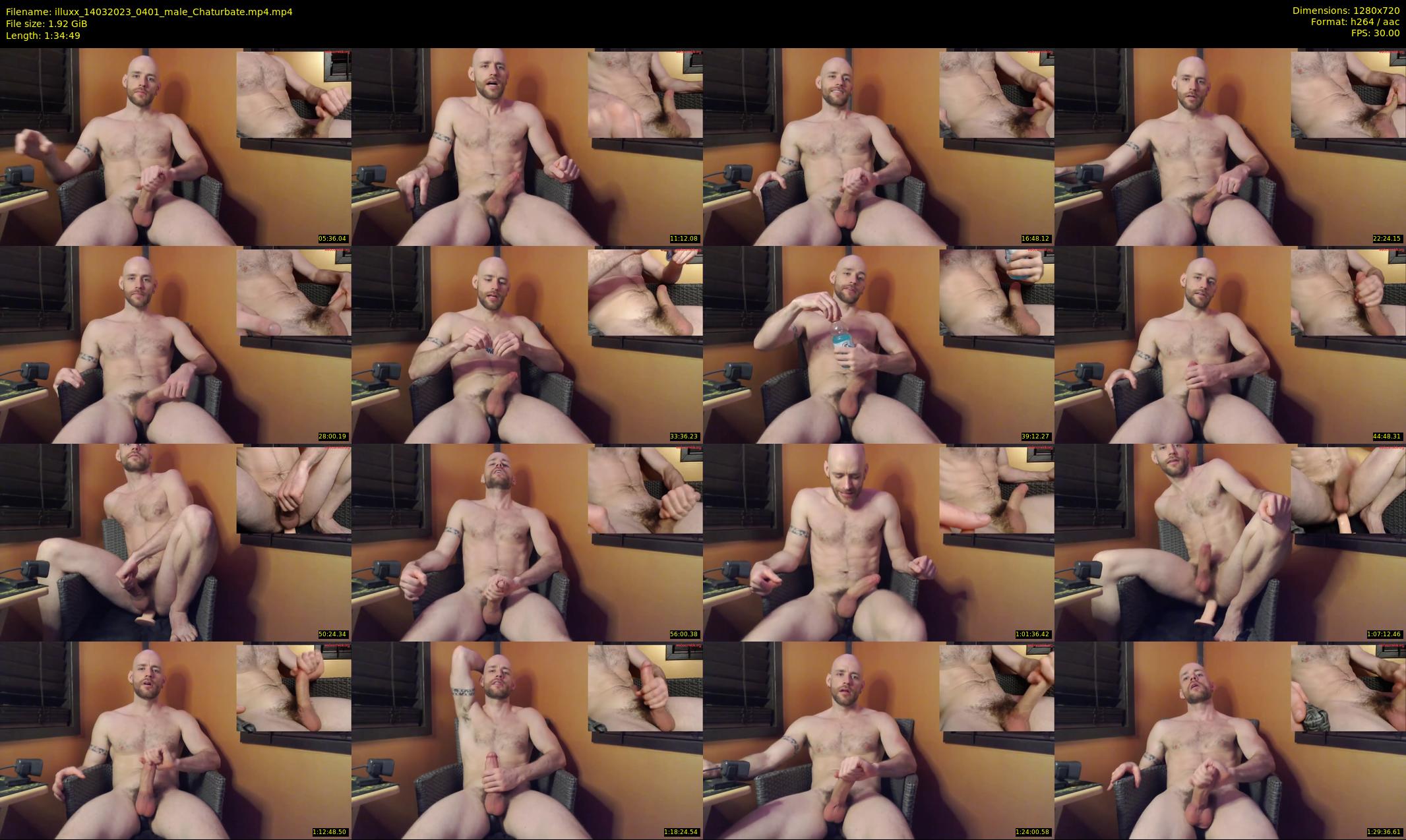 illuxx — 95 minute Chaturbate male cam show recording, 720p, Mar 14, 2023