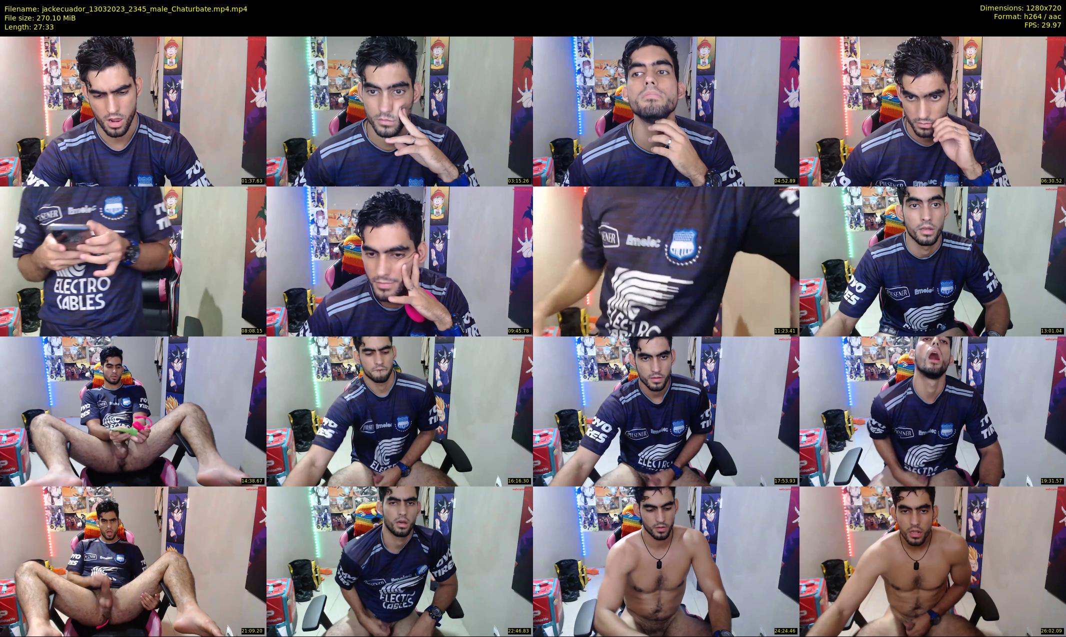 jackecuador — 28 minute Chaturbate male cam show recording, 720p, Mar 13, 2023