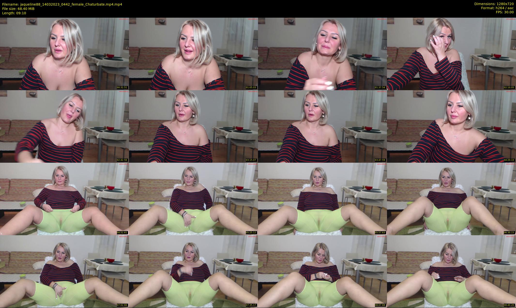 jaqueline88 — 10 minute Chaturbate female cam show recording, 720p, Mar 14, 2023