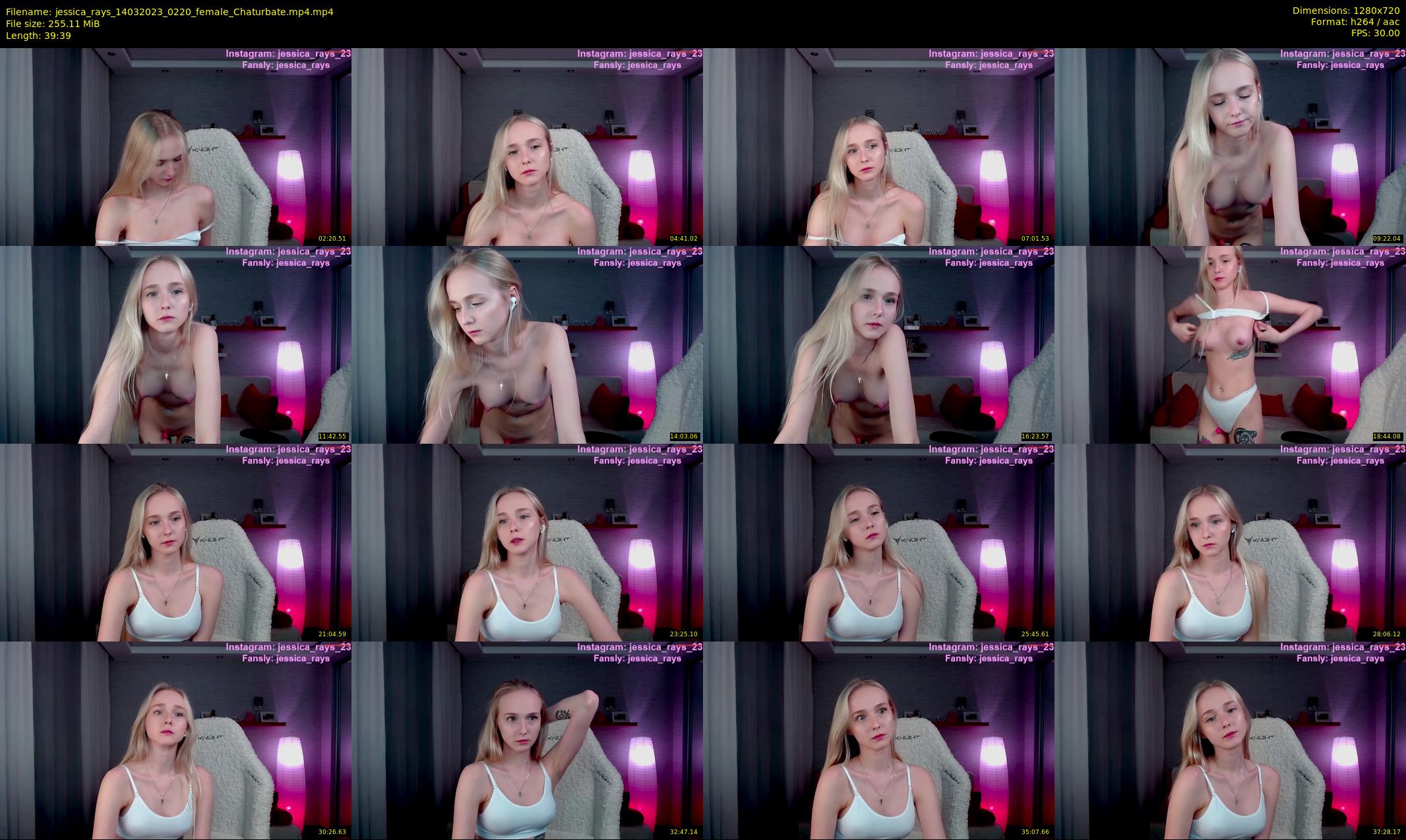 jessica_rays — 40 minute Chaturbate couple cam show recording, 720p, Mar 14, 2023