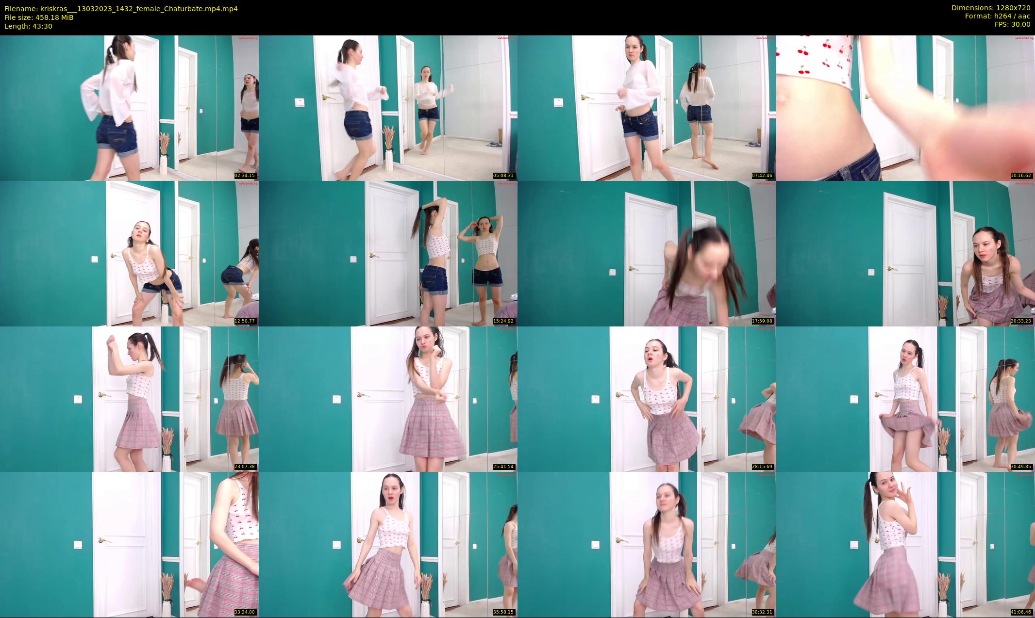 kriskras__ — 44 minute Chaturbate female cam show recording, 720p, Mar 13, 2023