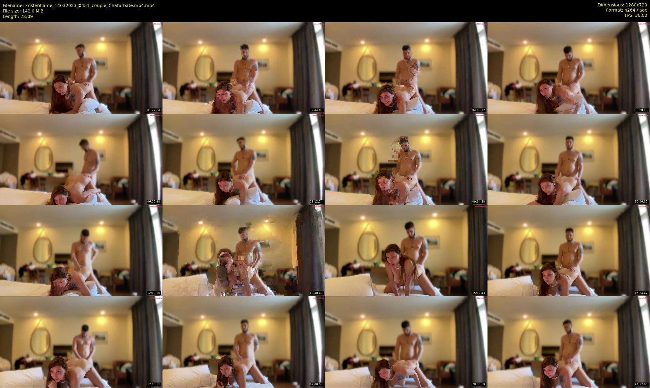 kristenflame — 24 minute Chaturbate couple cam show recording, 720p, Mar 14, 2023