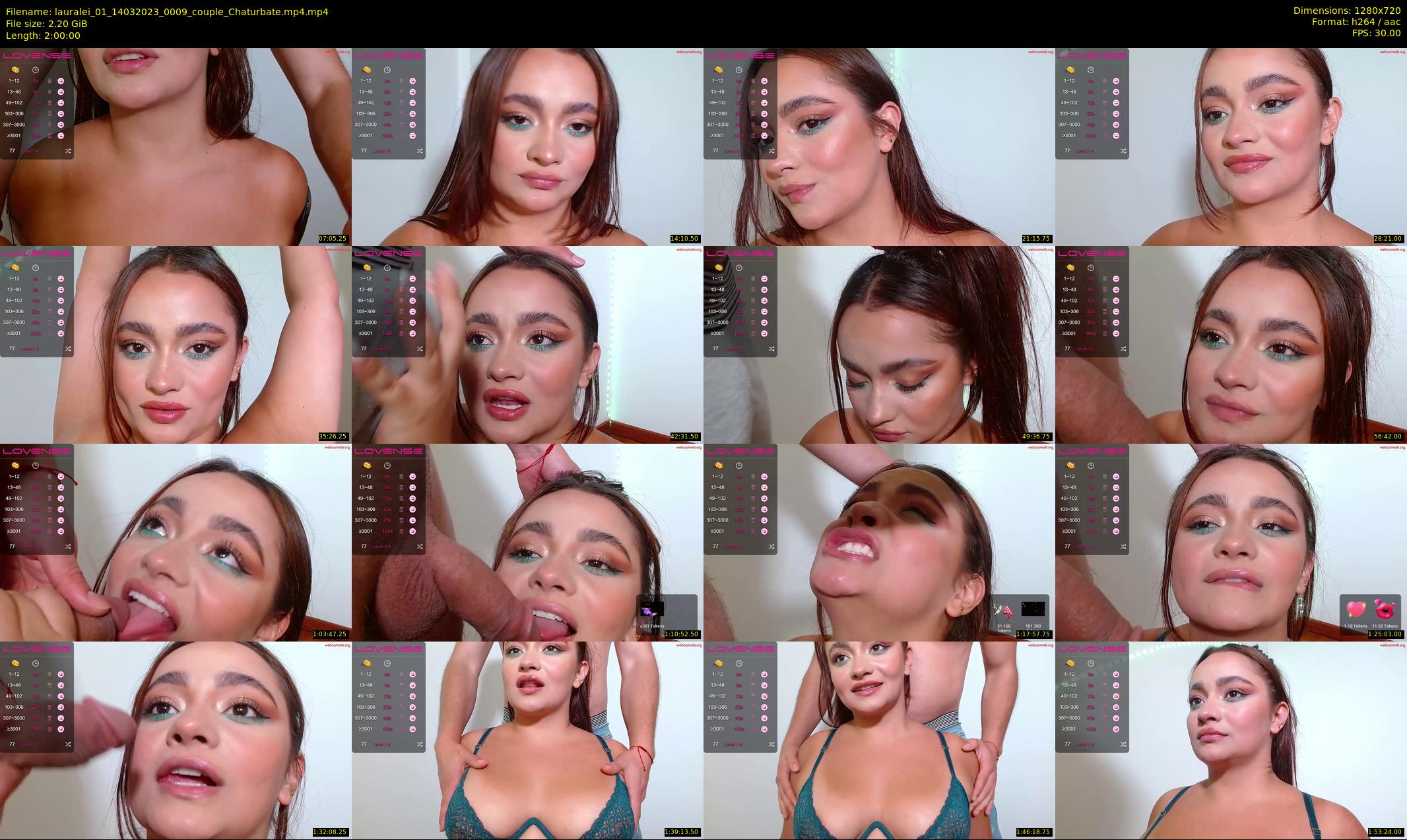lauralei_01 — 120 minute Chaturbate couple cam show recording, 720p, Mar 14, 2023