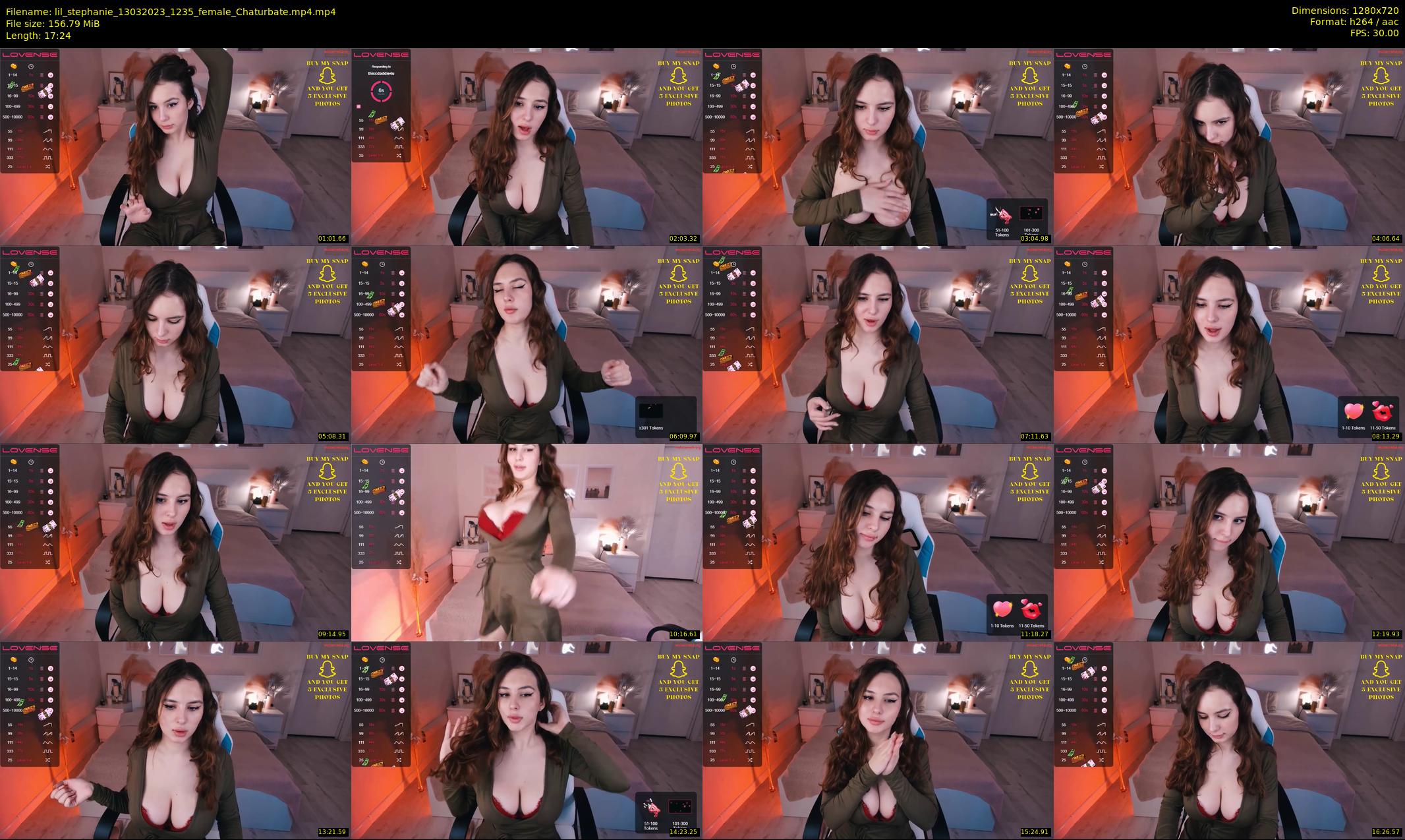 lil_stephanie — 18 minute Chaturbate female cam show recording, 720p, Mar 13, 2023