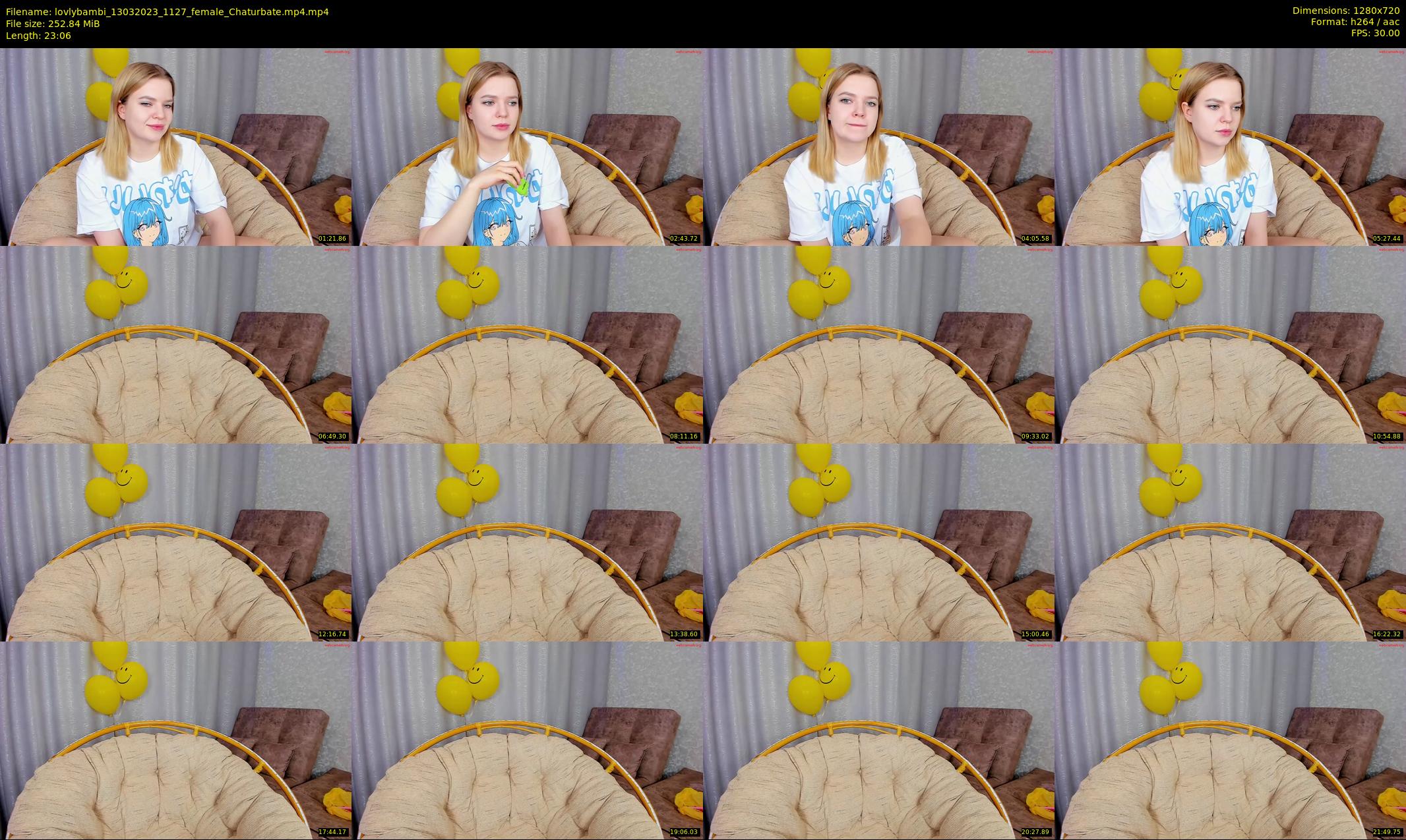 lovlybambi — 24 minute Chaturbate female cam show recording, 720p, Mar 13, 2023