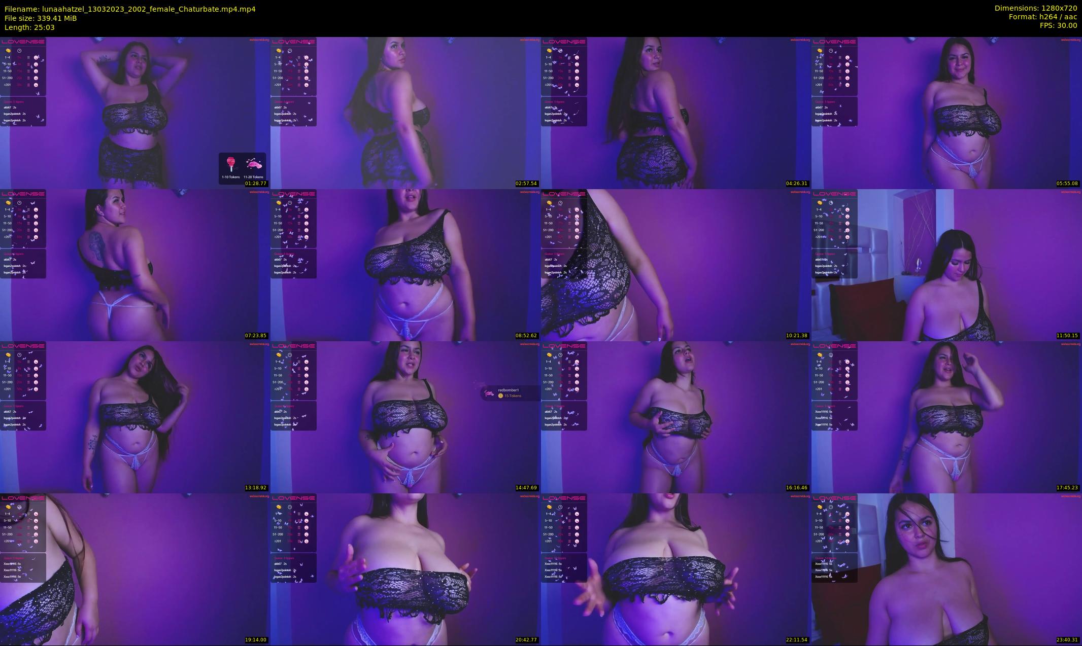 lunaahatzel — 26 minute Chaturbate female cam show recording, 720p, Mar 13, 2023