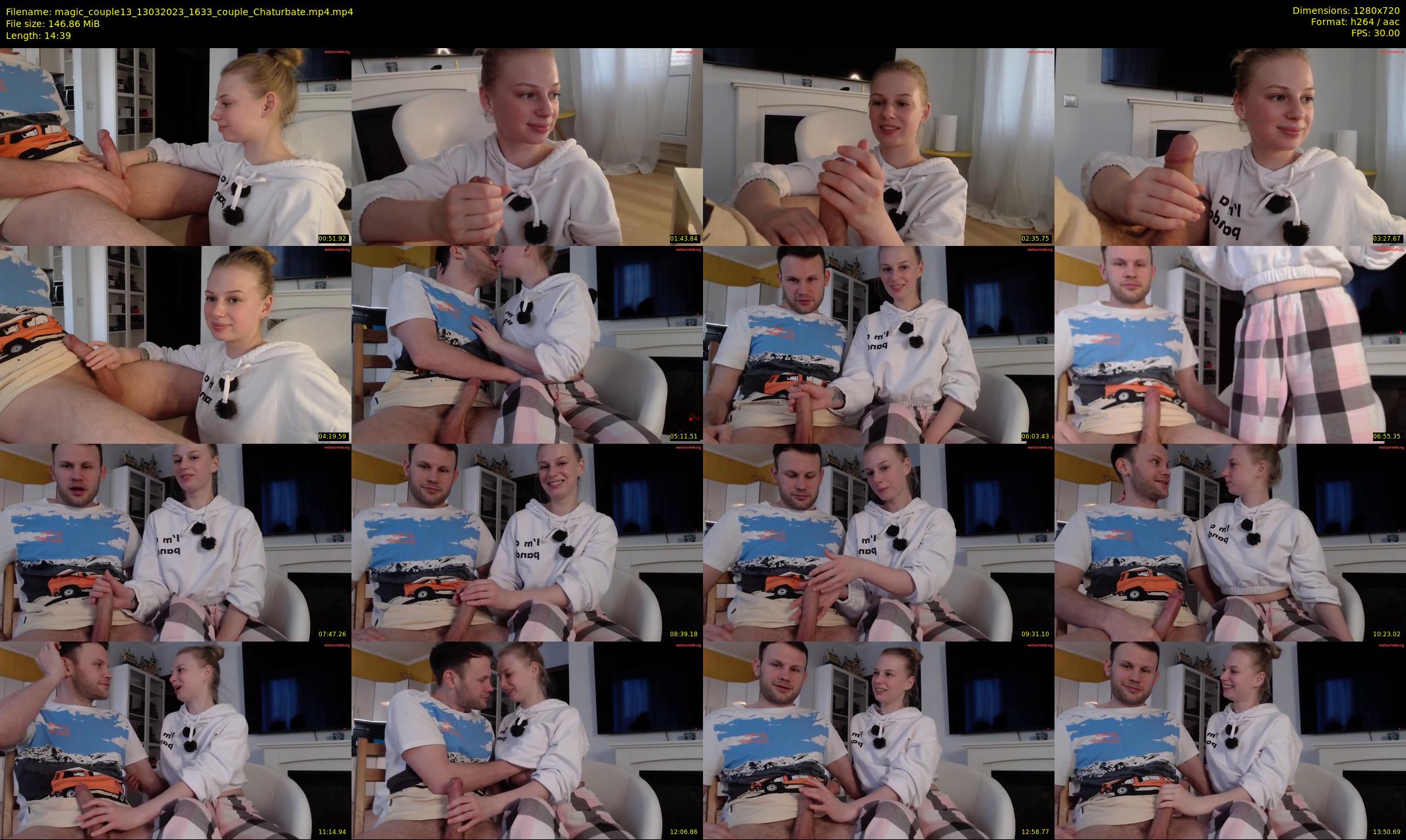 magic_couple13 — 15 minute Chaturbate couple cam show recording, 720p, Mar 13, 2023