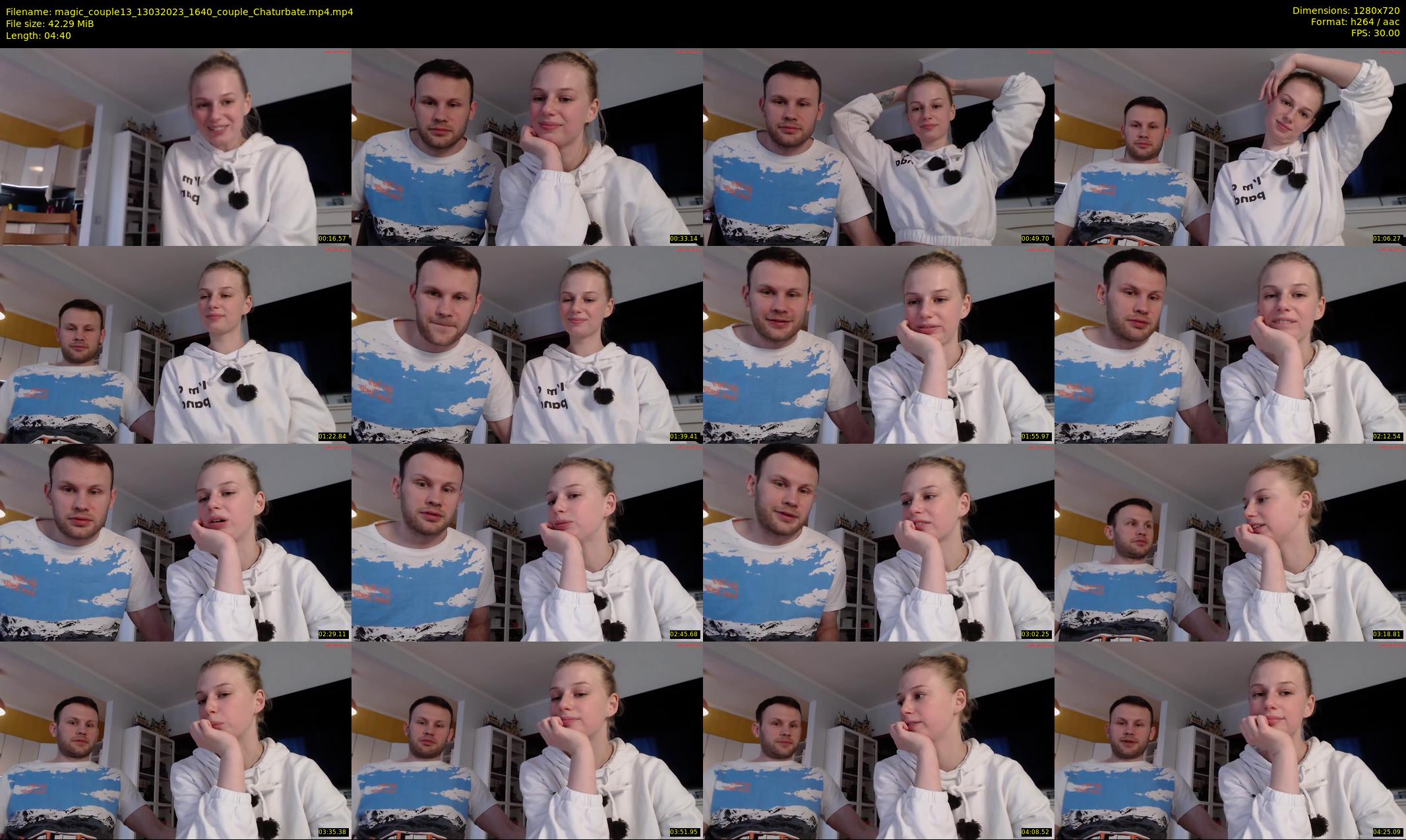 magic_couple13 — 5 minute Chaturbate couple cam show recording, 720p, Mar 13, 2023