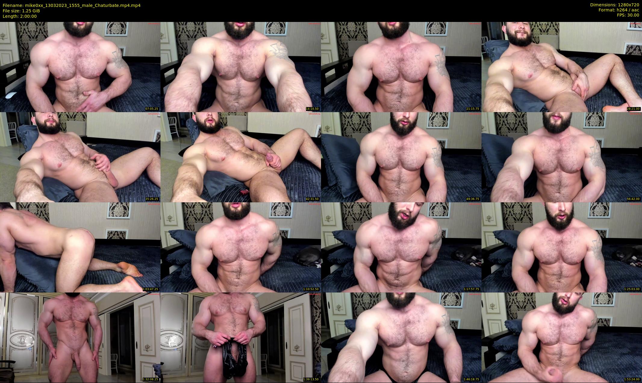 mike0xx — 120 minute Chaturbate male cam show recording, 720p, Mar 13, 2023