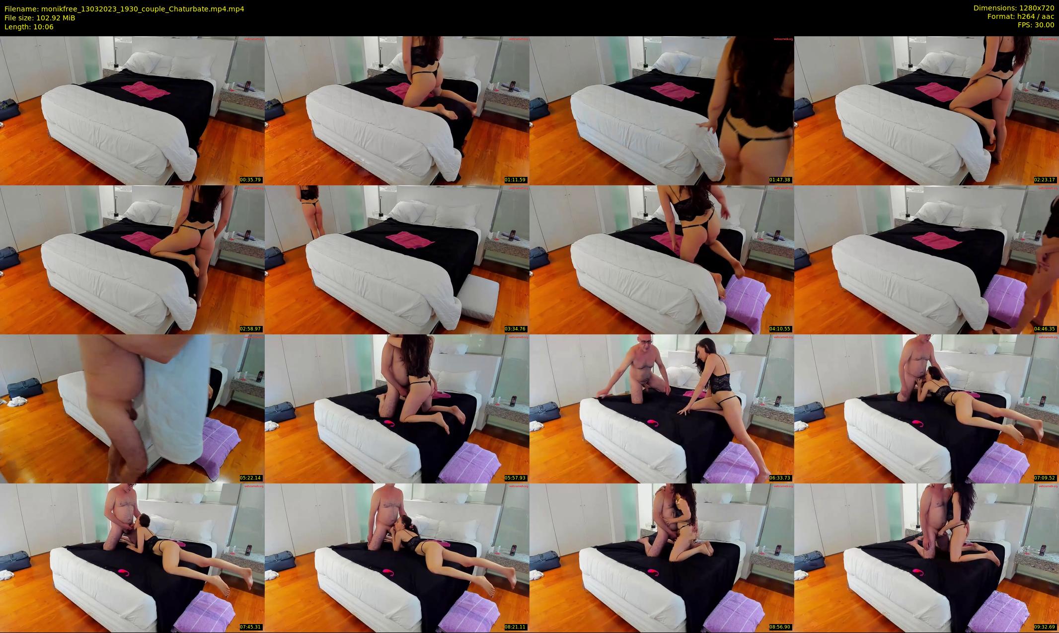 monikfree — 11 minute Chaturbate couple cam show recording, 720p, Mar 13, 2023