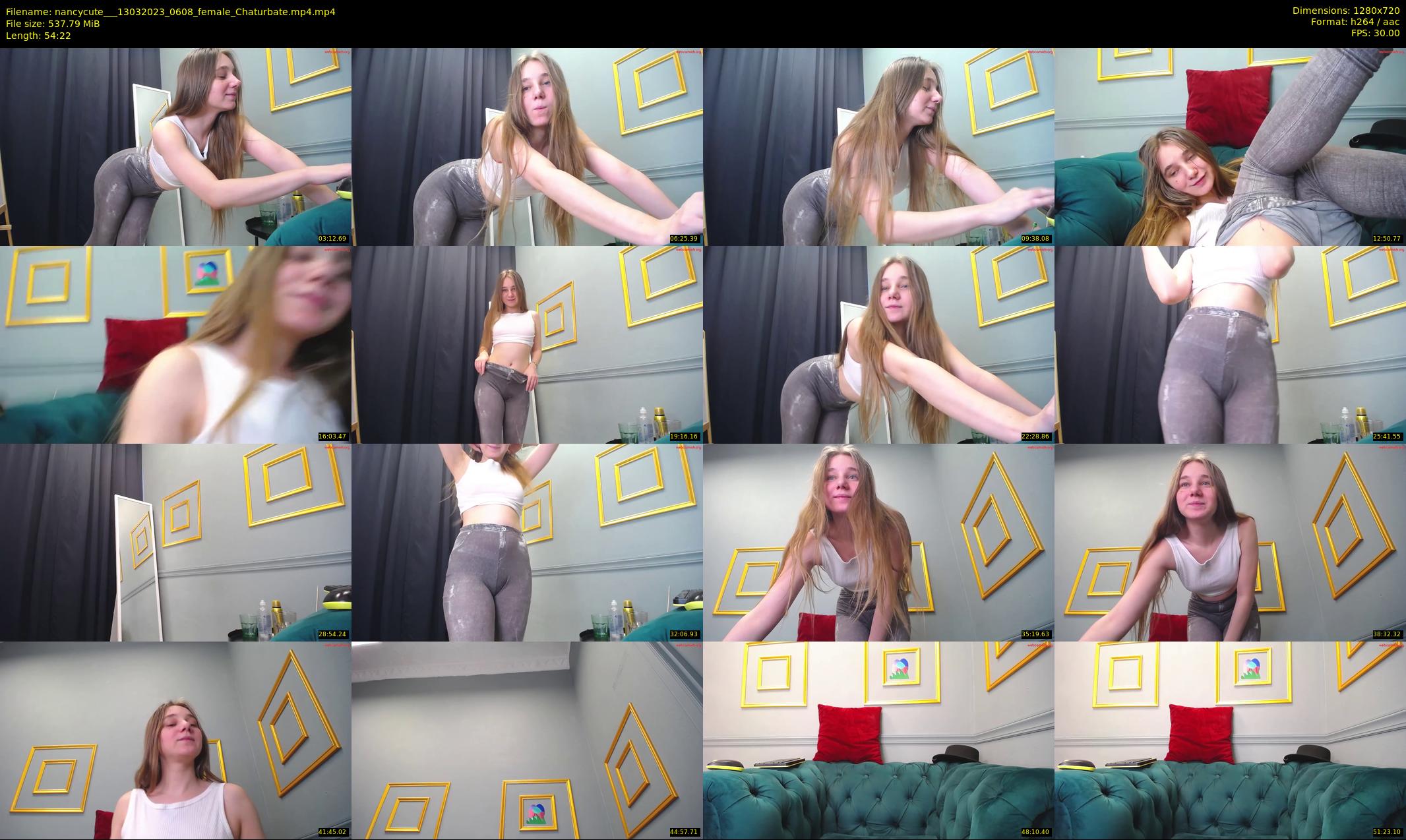 nancycute__ — 55 minute Chaturbate female cam show recording, 720p, Mar 13, 2023