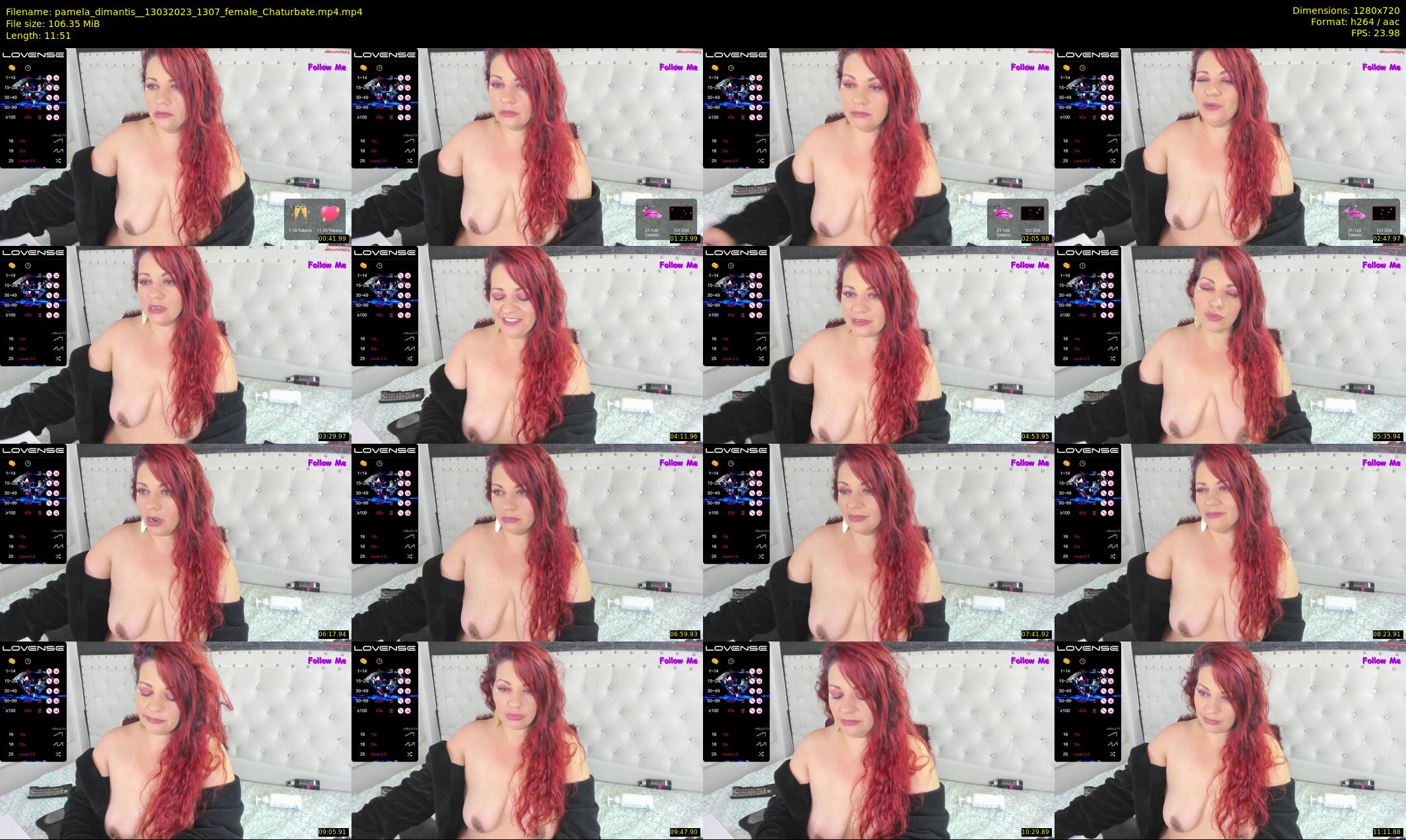 pamela_dimantis_ — 12 minute Chaturbate female cam show recording, 720p, Mar 13, 2023