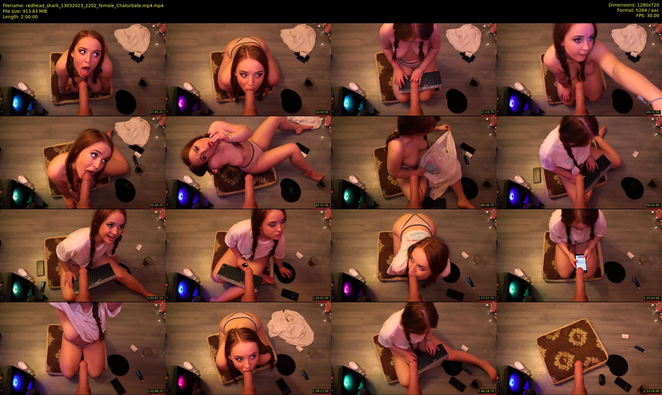 redhead_shark — 120 minute Chaturbate female cam show recording, 720p, Mar 13, 2023