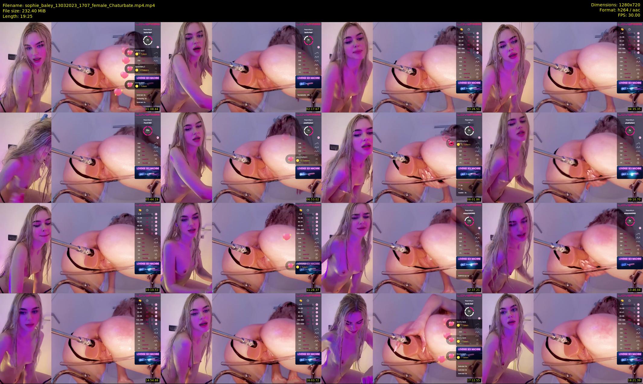 sophie_baley — 20 minute Chaturbate female cam show recording, 720p, Mar 13, 2023