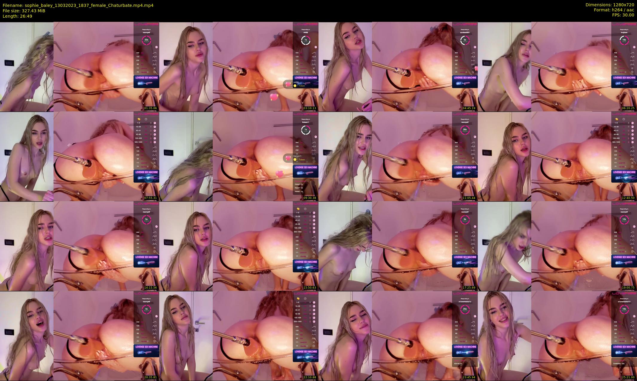sophie_baley — 27 minute Chaturbate female cam show recording, 720p, Mar 13, 2023
