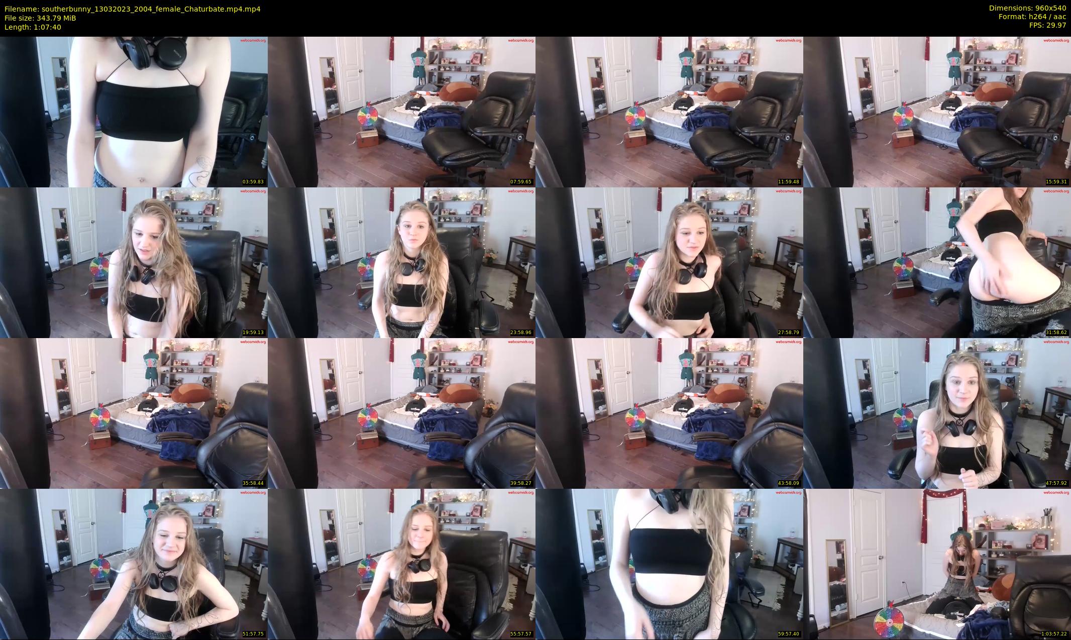 southerbunny — 68 minute Chaturbate female cam show recording, 480p, Mar 13, 2023