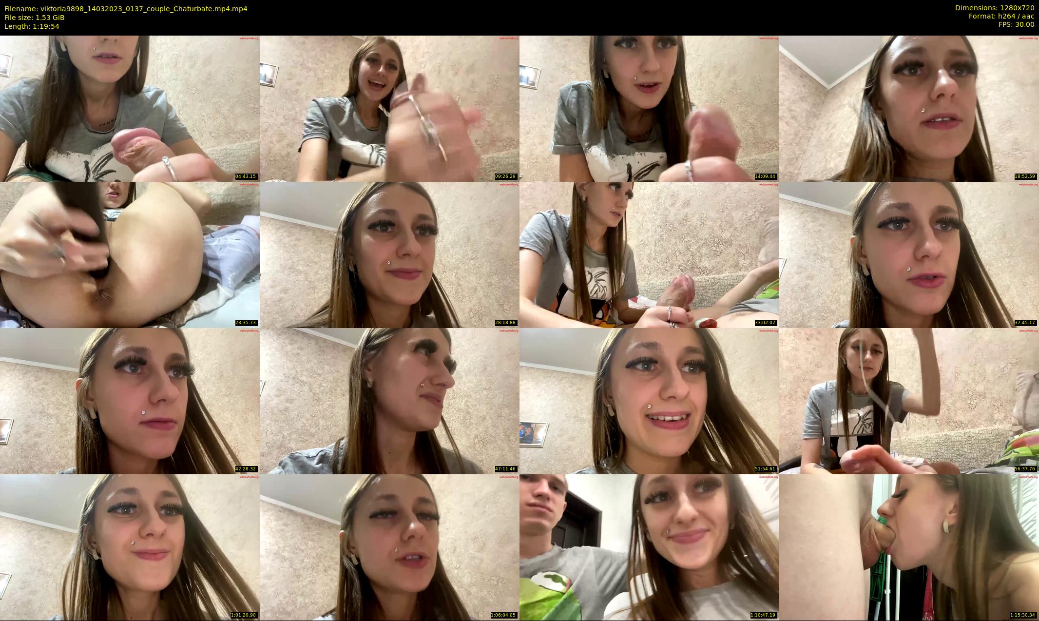 viktoria9898 — 80 minute Chaturbate couple cam show recording, 720p, Mar 14, 2023