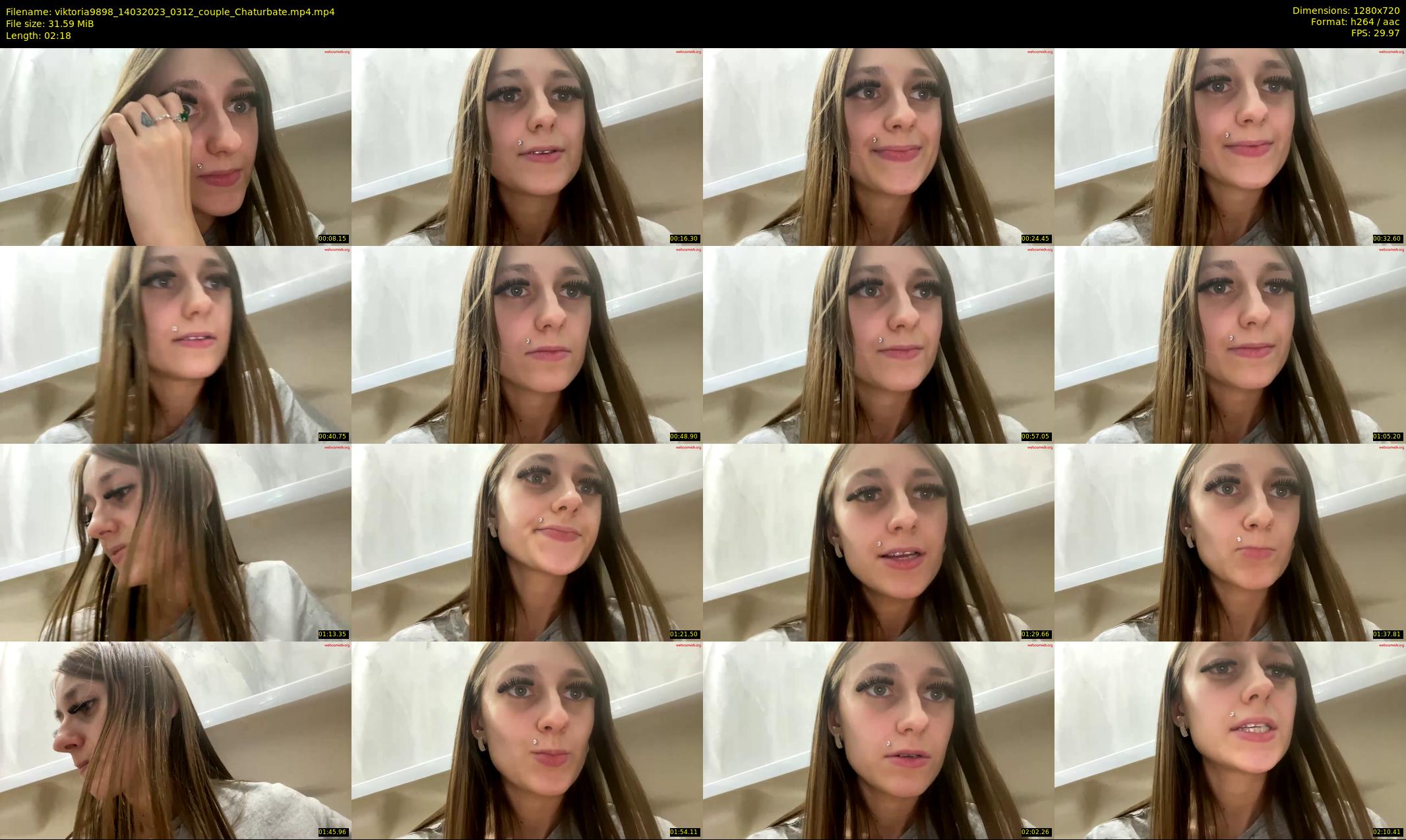 viktoria9898 — 3 minute Chaturbate couple cam show recording, 720p, Mar 14, 2023