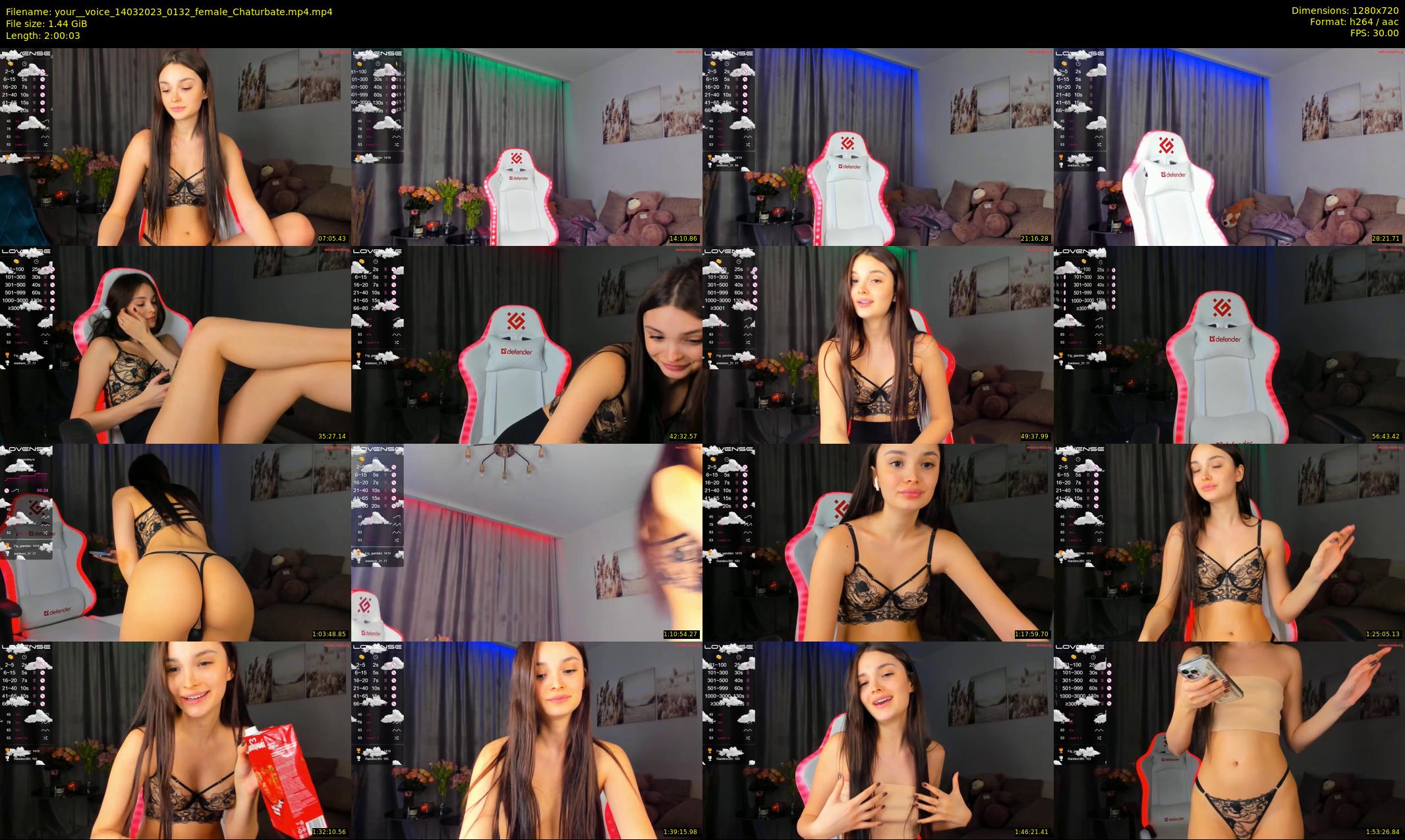 your__voice — 121 minute Chaturbate female cam show recording, 720p, Mar 14, 2023