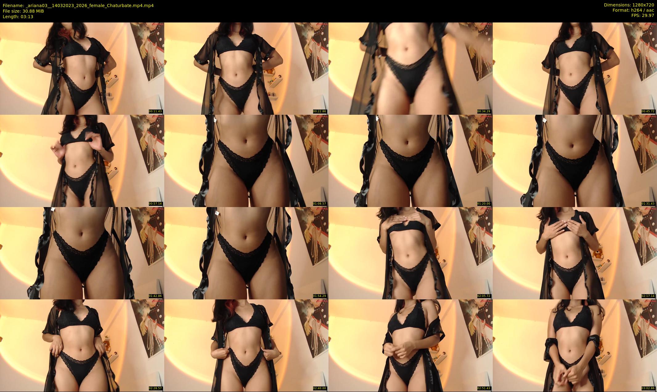 _ariana03_ — 4 minute Chaturbate female cam show recording, 720p, Mar 14, 2023