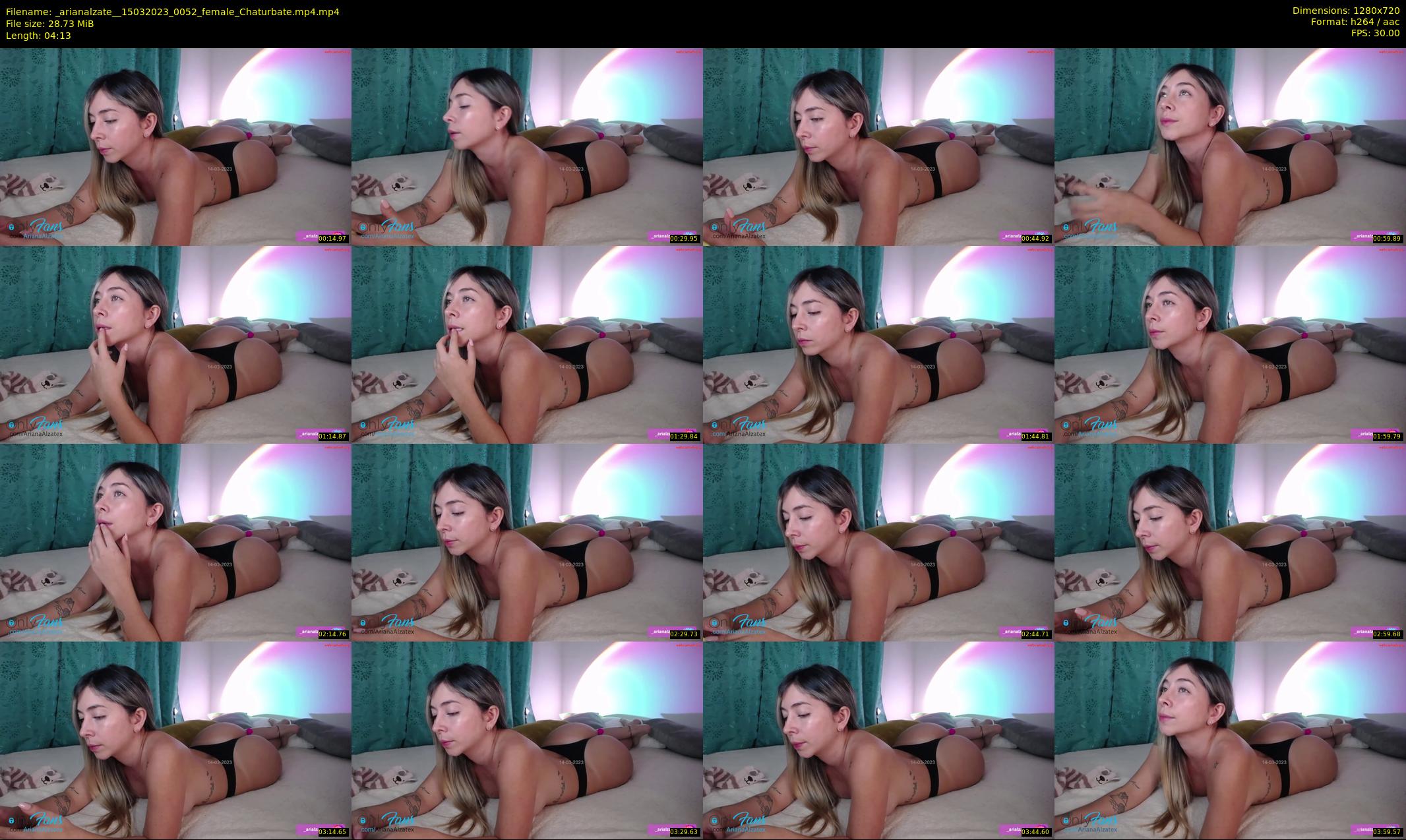 _arianalzate_ — 5 minute Chaturbate female cam show recording, 720p, Mar 15, 2023