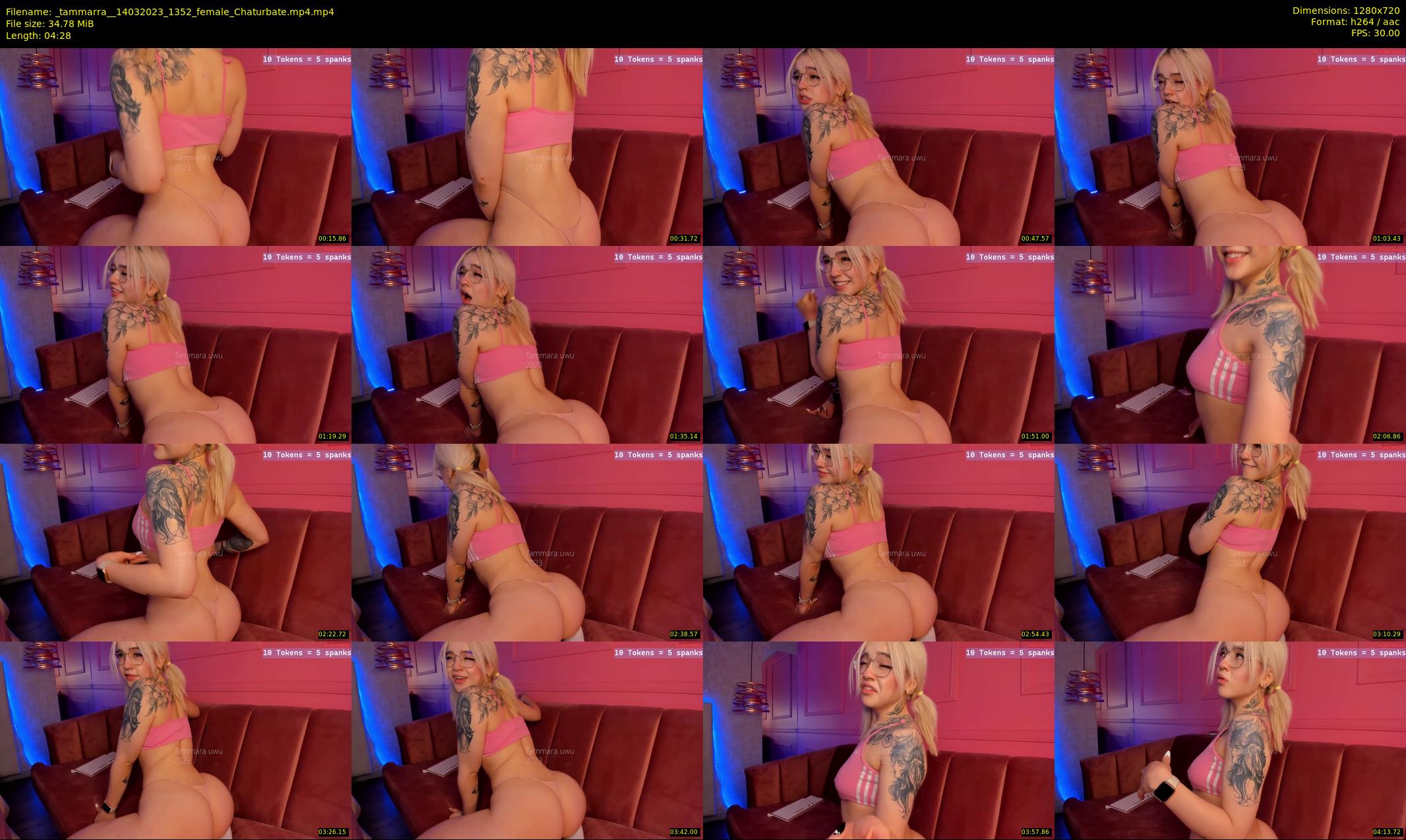 _tammarra_ — 5 minute Chaturbate female cam show recording, 720p, Mar 14, 2023