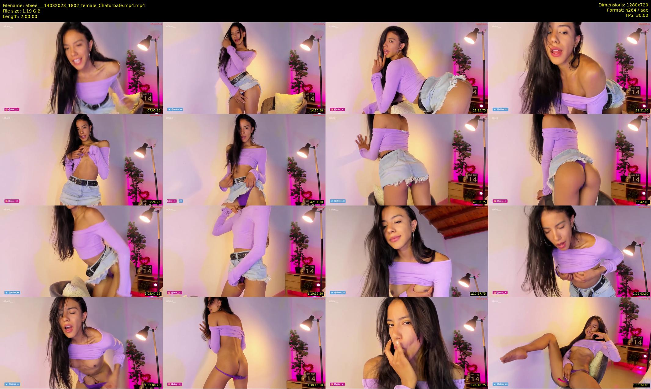 abiee__ — 120 minute Chaturbate female cam show recording, 720p, Mar 14, 2023