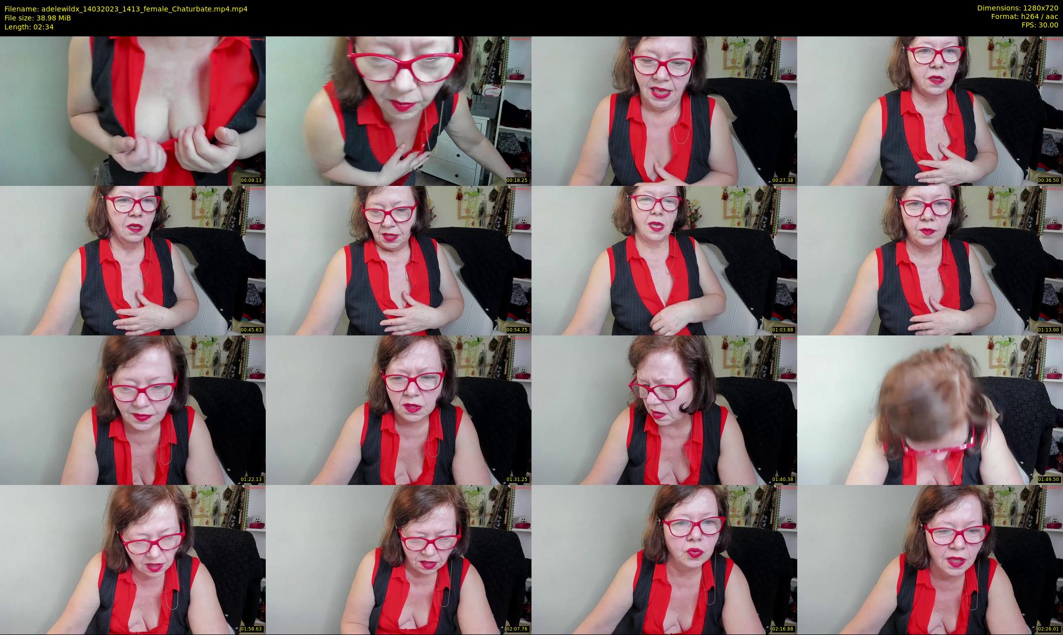 adelewildx — 3 minute Chaturbate female cam show recording, 720p, Mar 14, 2023