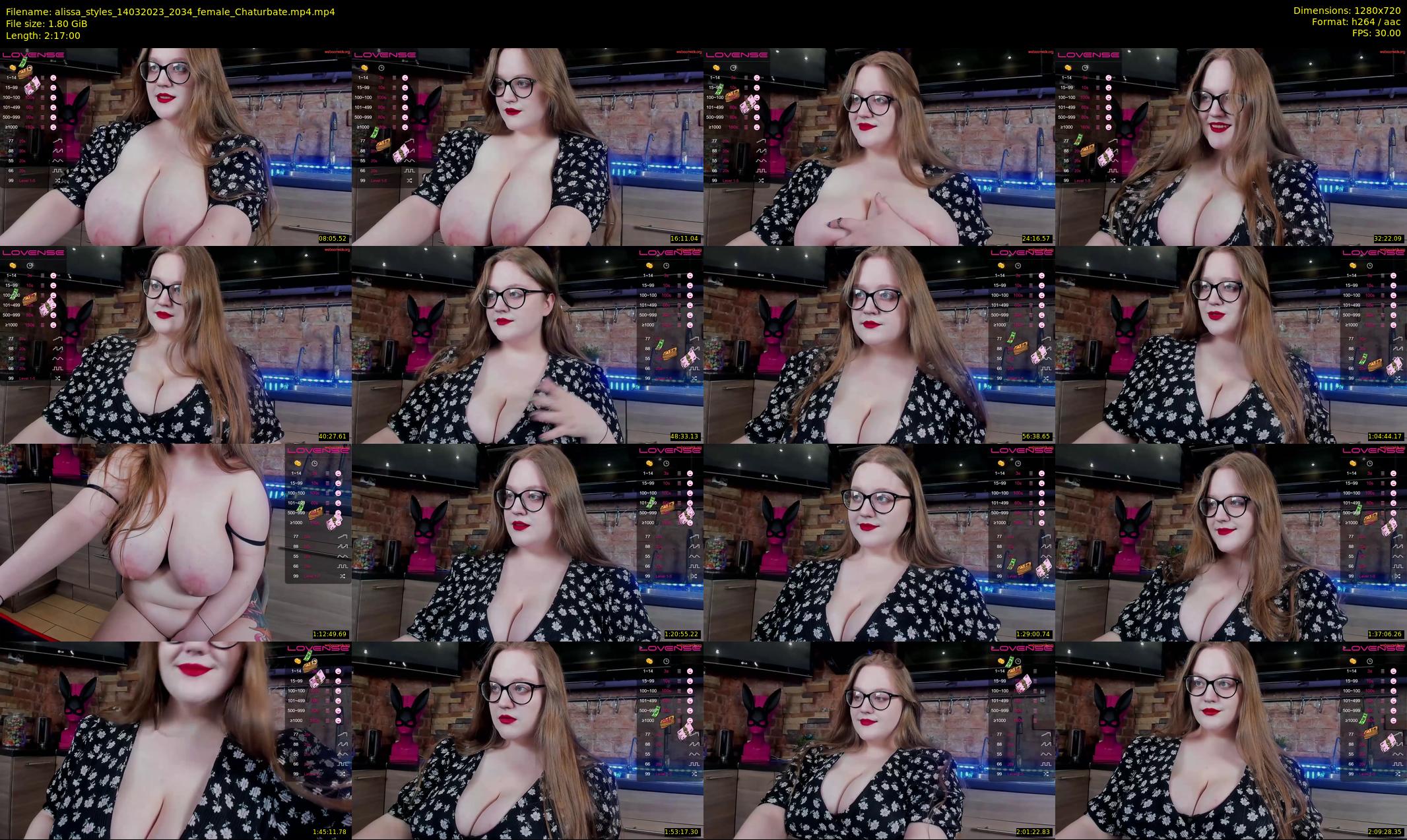 alissa_styles — 137 minute Chaturbate female cam show recording, 720p, Mar 14, 2023