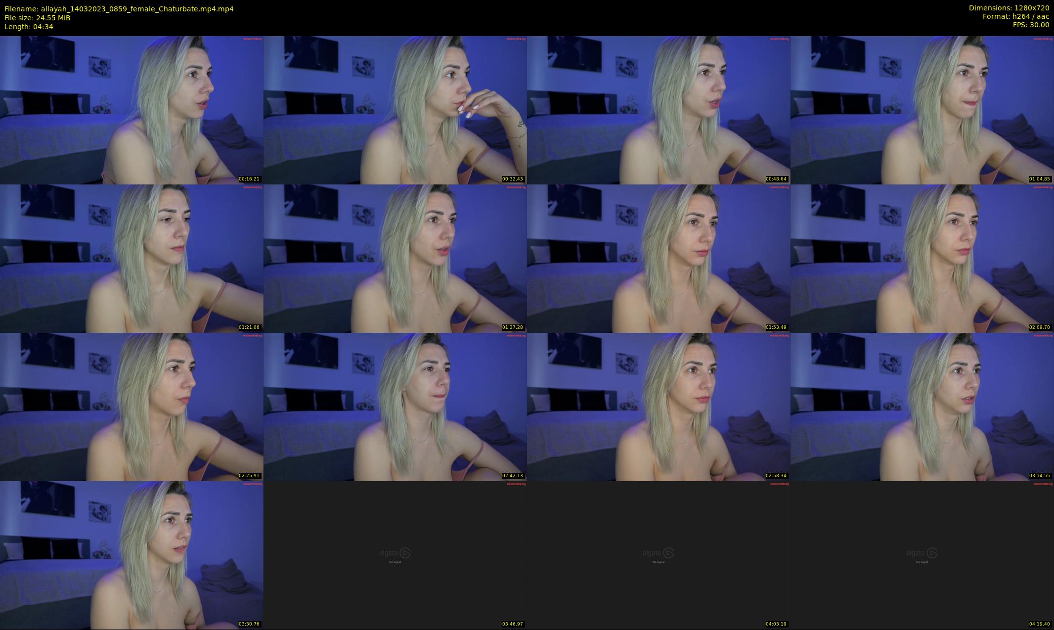 allayah — 5 minute Chaturbate female cam show recording, 720p, Mar 14, 2023