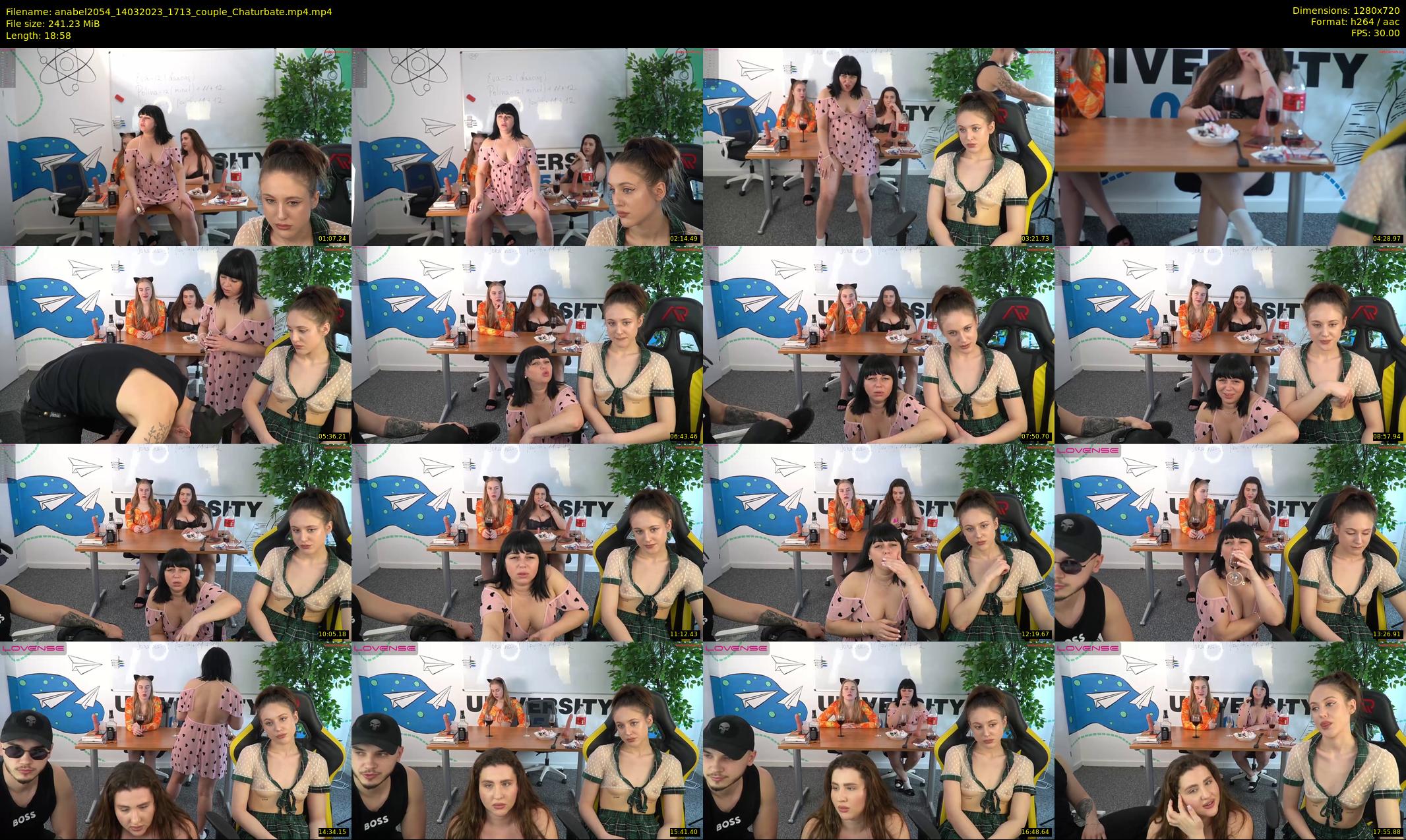 anabel2054 — 19 minute Chaturbate female cam show recording, 720p, Mar 14, 2023