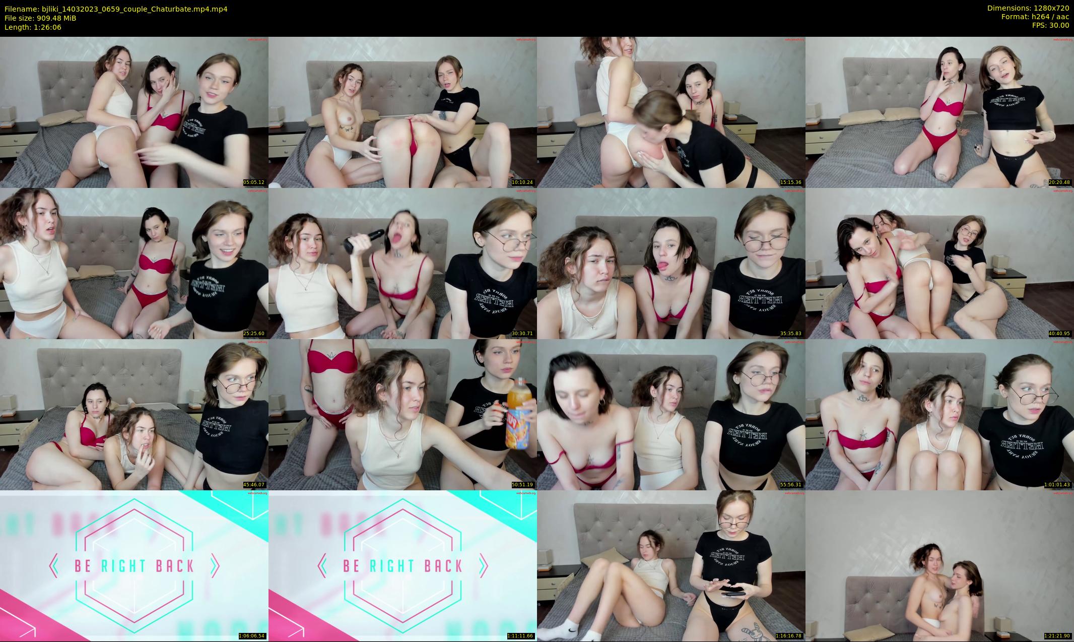 bjliki — 87 minute Chaturbate couple cam show recording, 720p, Mar 14, 2023