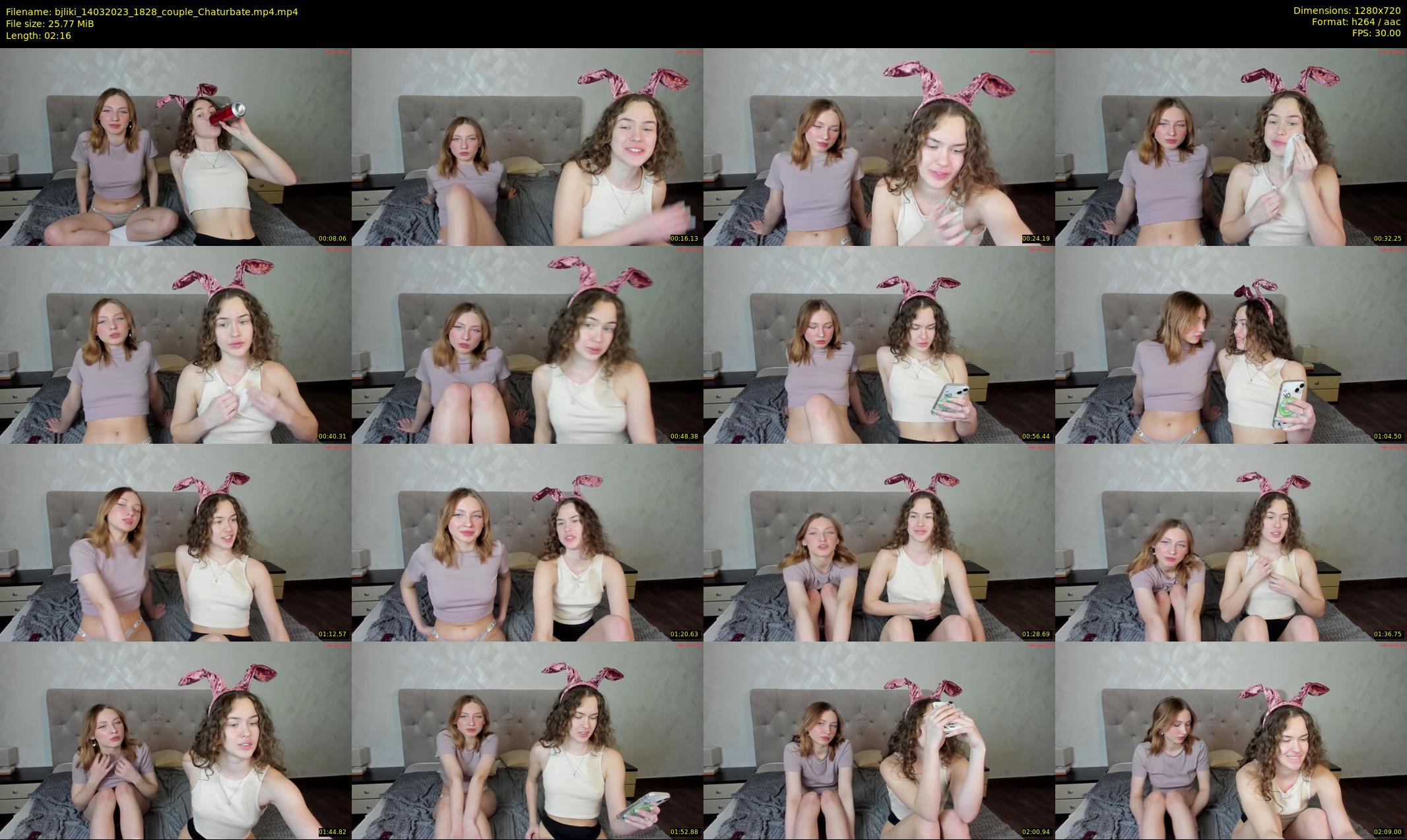 bjliki — 3 minute Chaturbate couple cam show recording, 720p, Mar 14, 2023