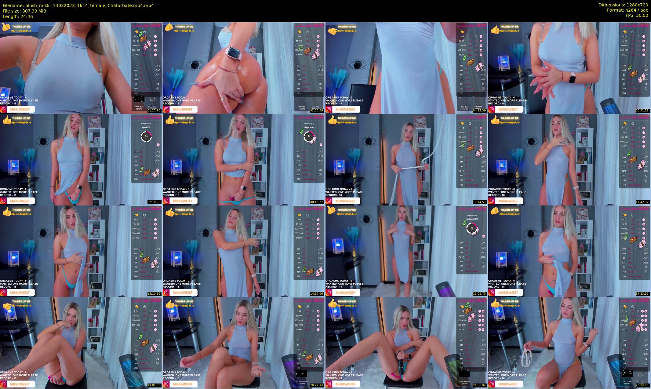 blush_mikki — 25 minute Chaturbate female cam show recording, 720p, Mar 14, 2023