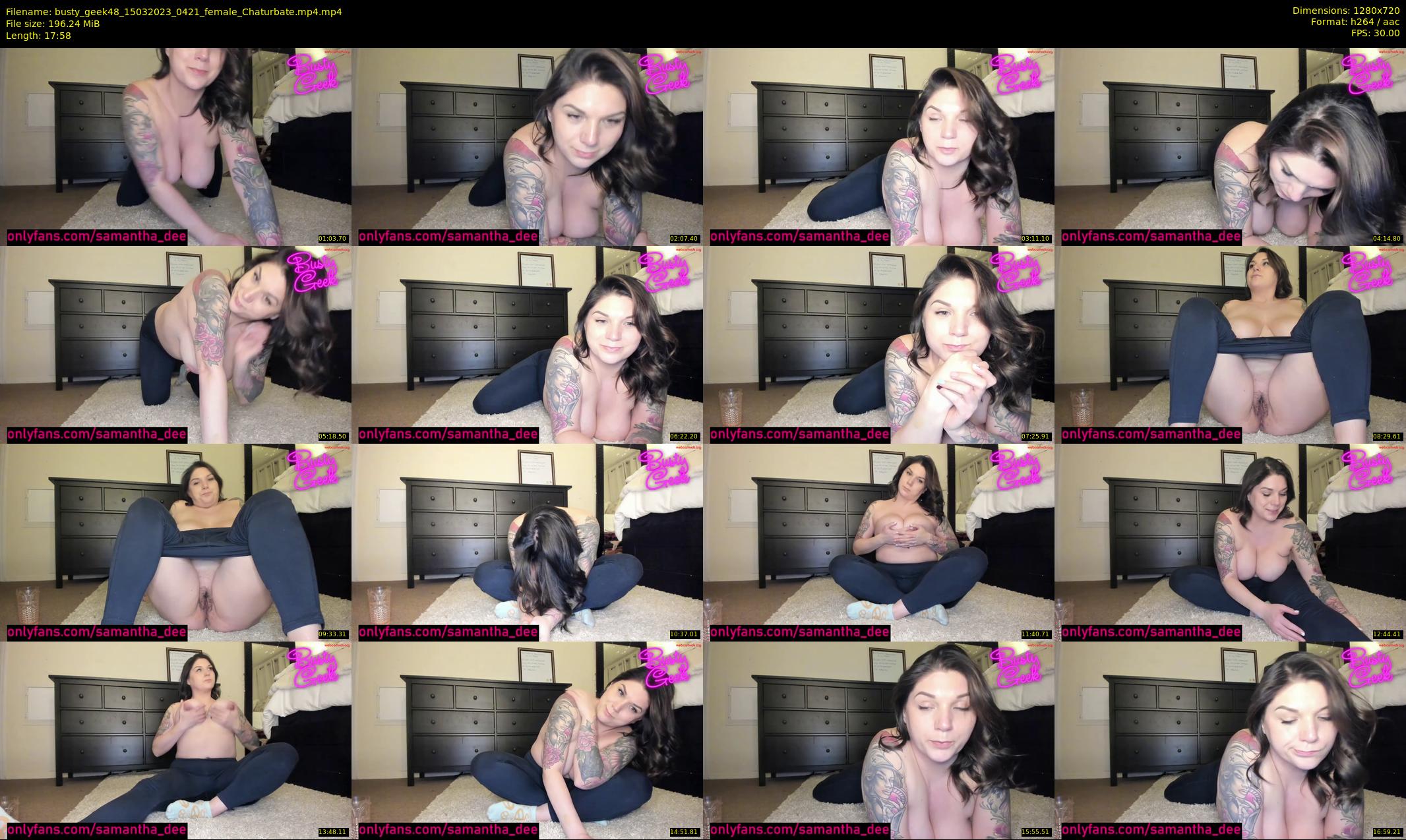 busty_geek48 — 18 minute Chaturbate female cam show recording, 720p, Mar 15, 2023