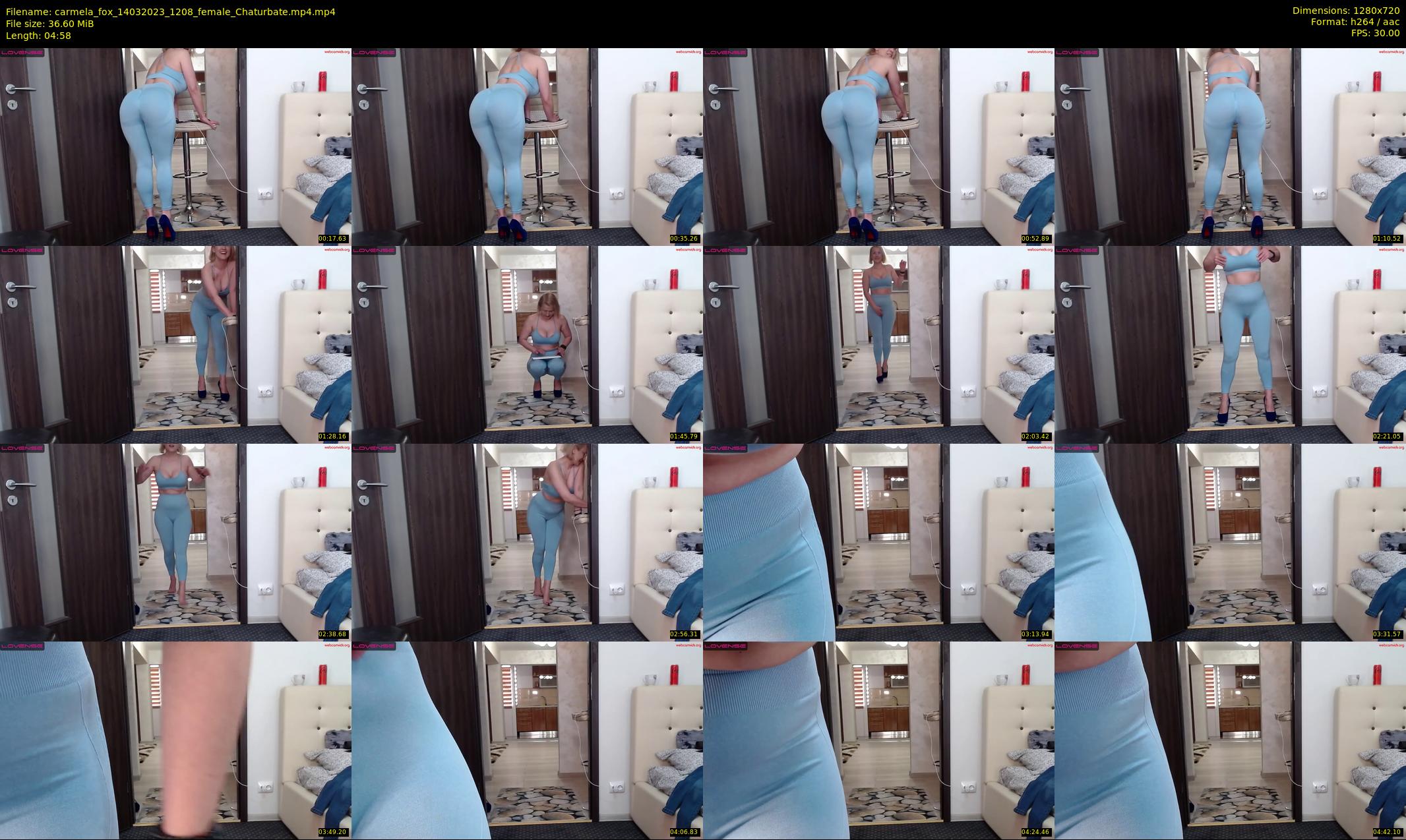 carmela_fox — 5 minute Chaturbate female cam show recording, 720p, Mar 14, 2023