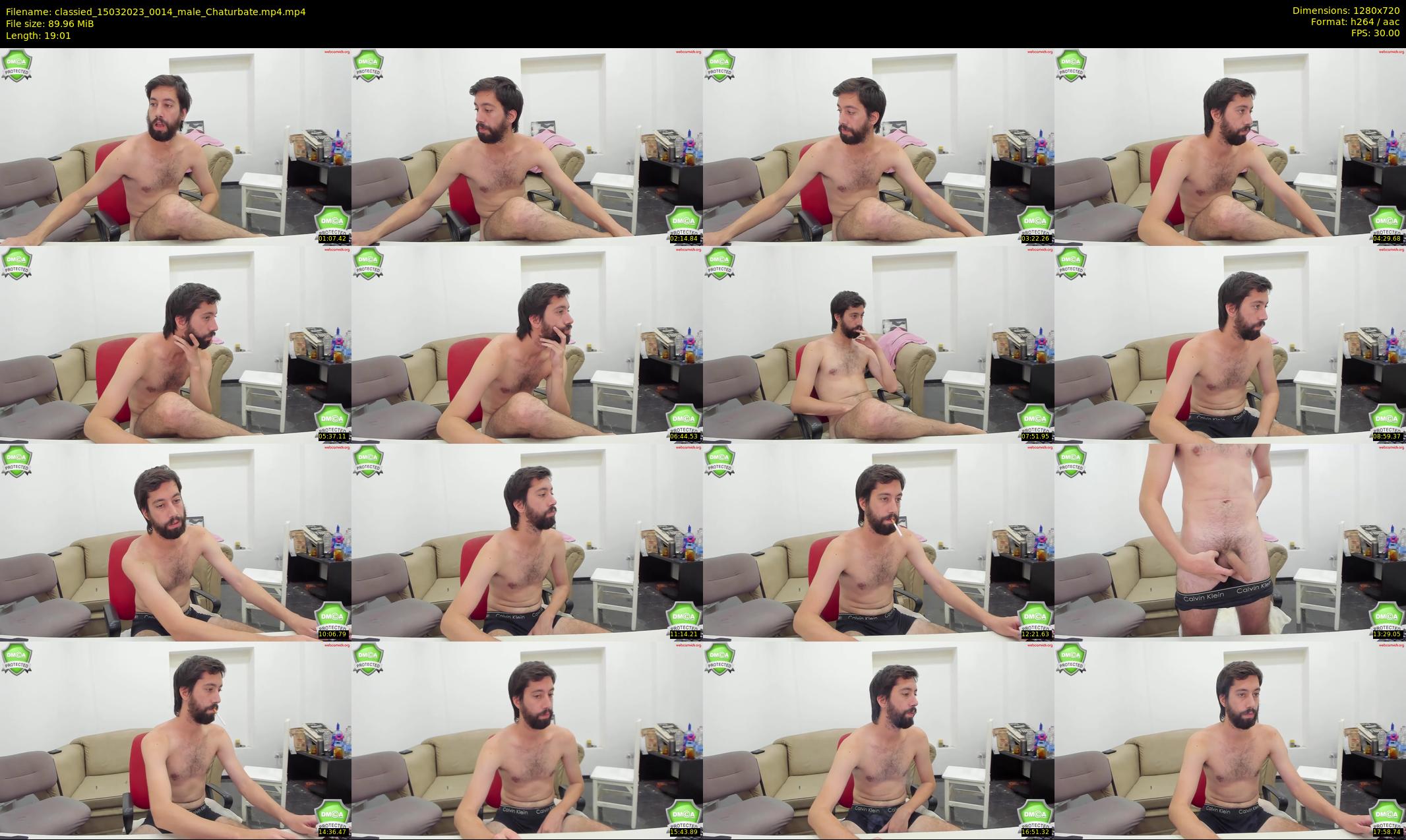 classied — 20 minute Chaturbate male cam show recording, 720p, Mar 15, 2023
