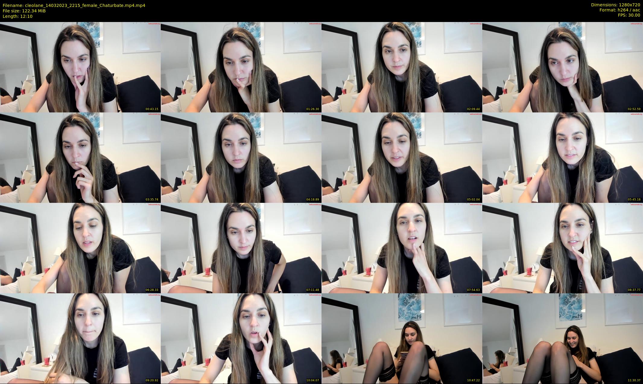 cleolane — 13 minute Chaturbate female cam show recording, 720p, Mar 14, 2023