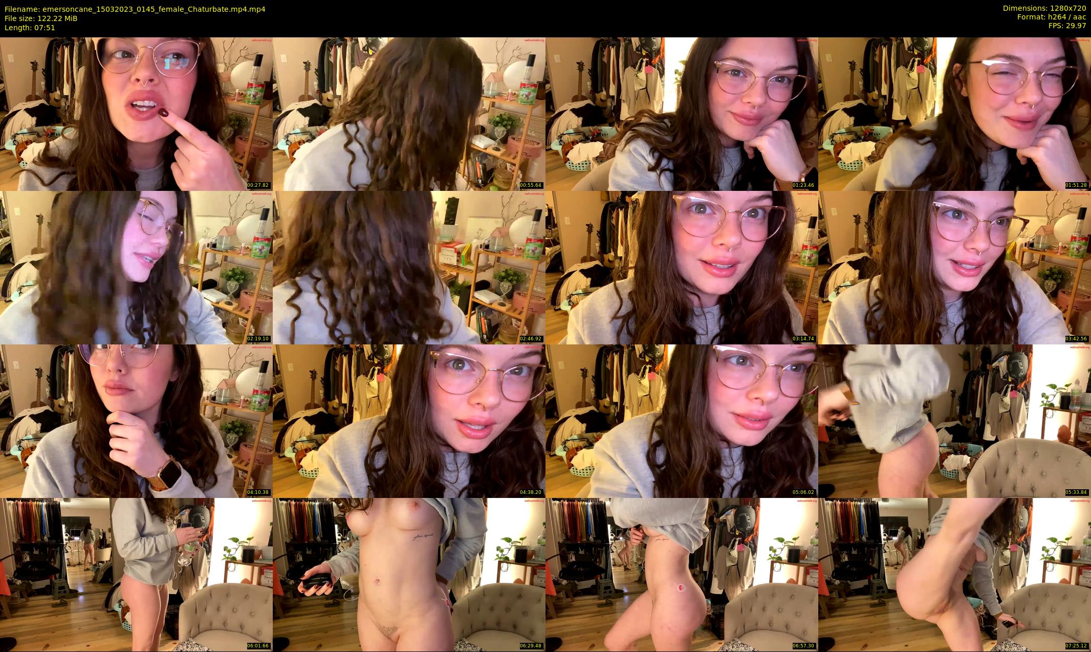 emersoncane — 8 minute Chaturbate female cam show recording, 720p, Mar 15, 2023